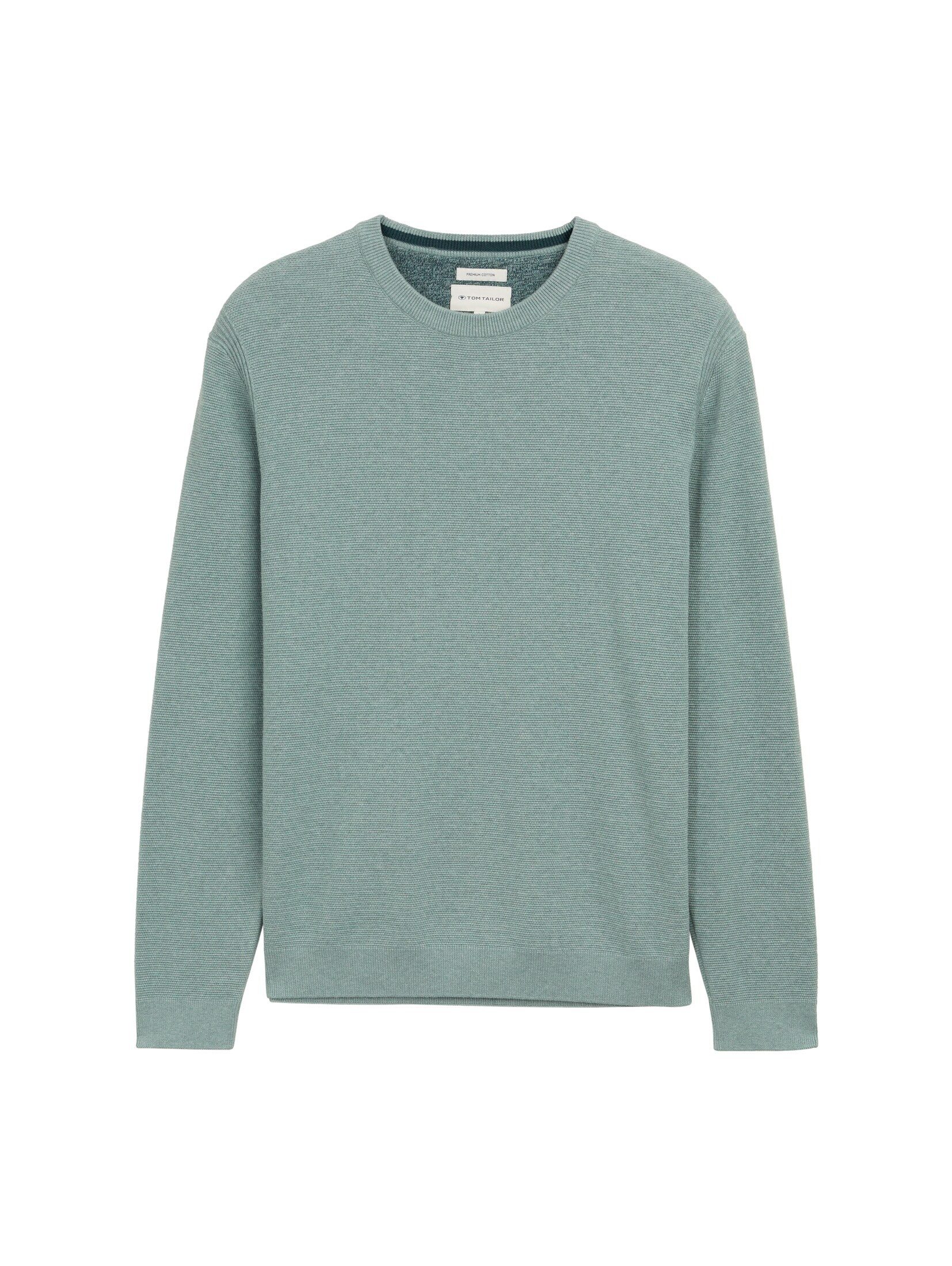 TOM TAILOR Strickpullover Pullover & Strickjacken Strickpullover aus Bio-Ba günstig online kaufen