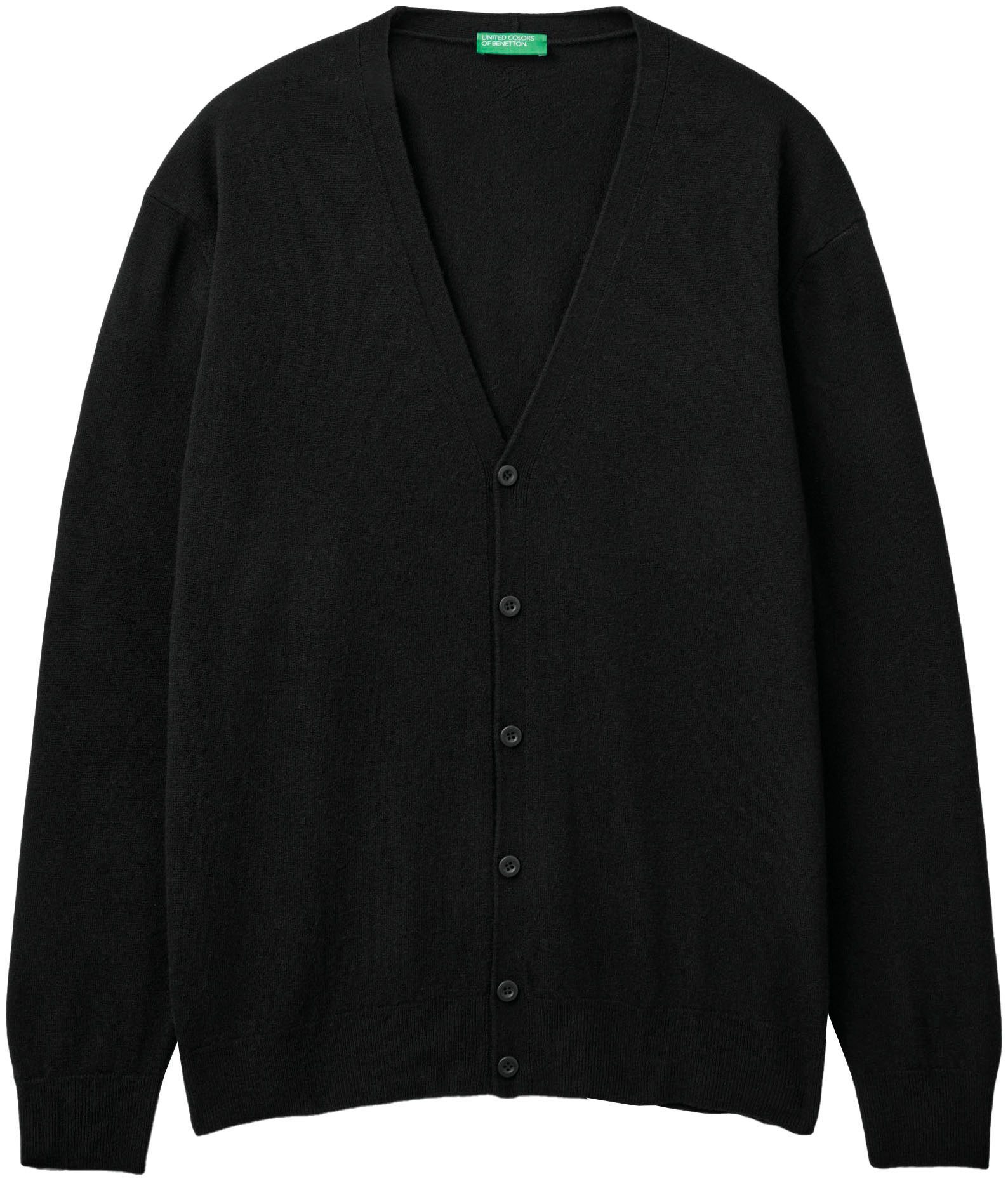 United Colors of Benetton Strickjacke mit Knopfleiste