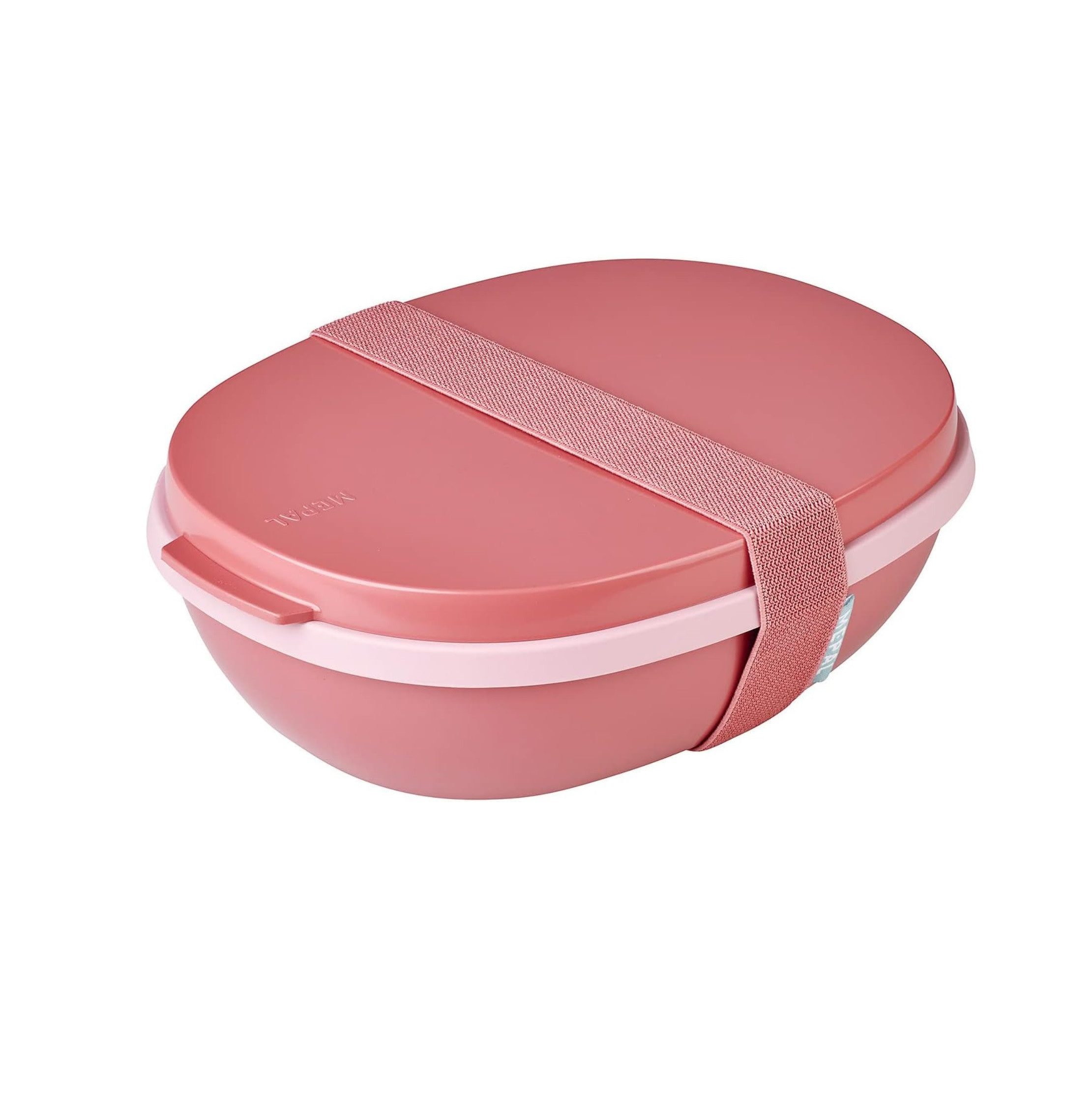 Mepal Lunchbox Lunchbox Ellipse Duo für Erwachsene, 825 ml + 600 ml, Polypropylene, thermoplastic elastomers, tpe, Vivid mauve, ideal für Sandwiches & Salate
