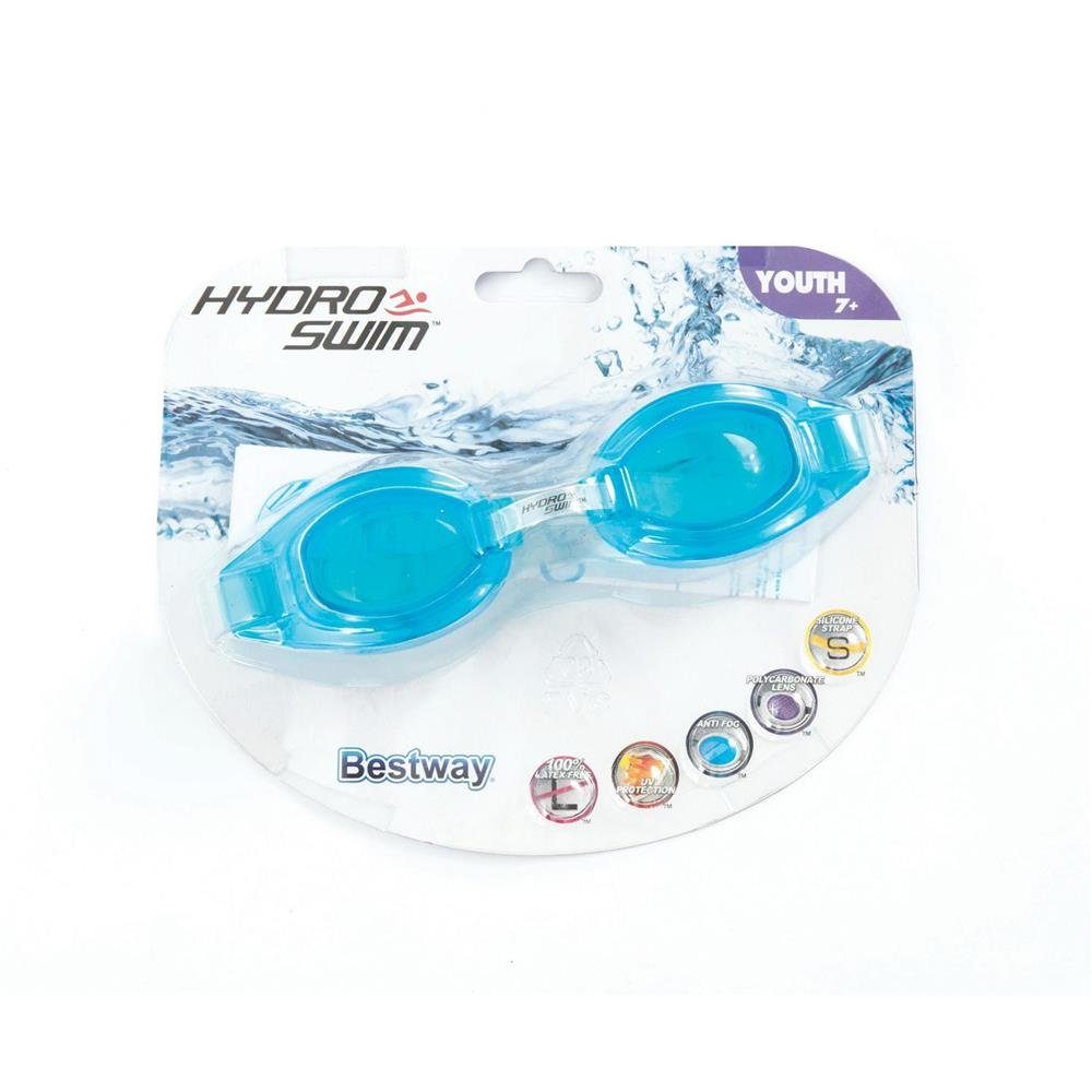 Stück Farbe 1 Hydro-Swim ab 7 Jahren zufällige Bestway Schwimmbrille, Crest, Schwimmbrille Wave