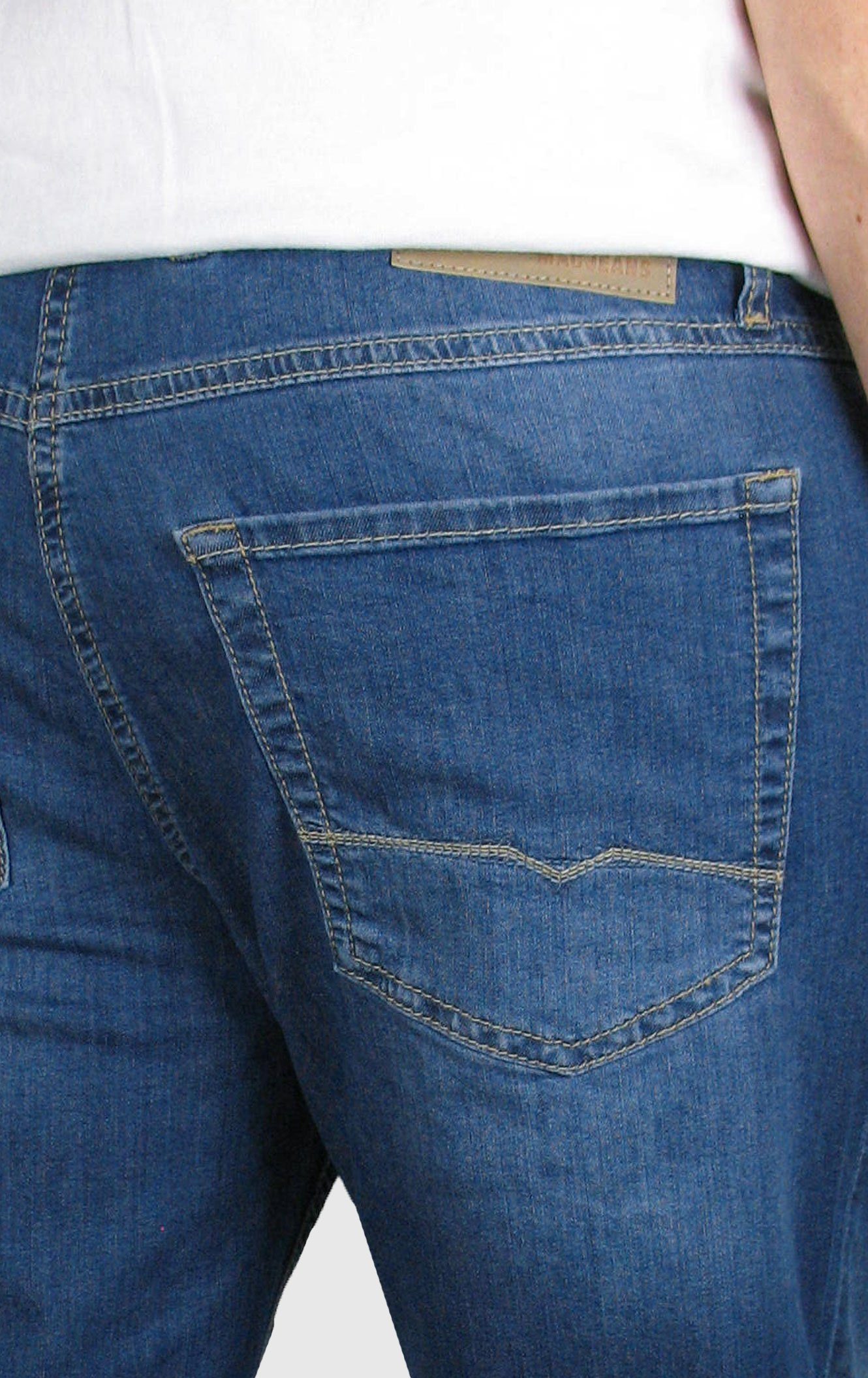 MAC Jeansshorts Arne Bermuda Stretch-Denim, leicht und bequem