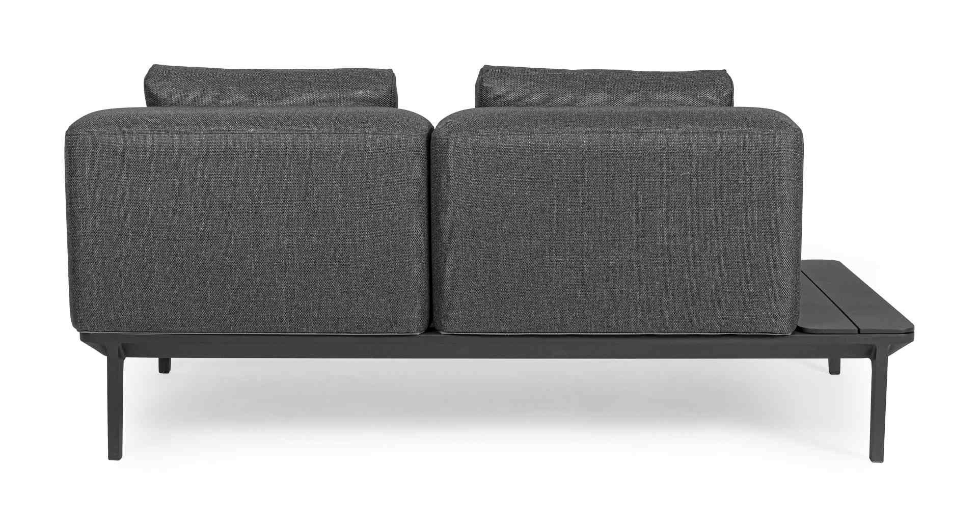 Feeling4Home Gartensofa Matrix aus Aluminium, Anthrazit