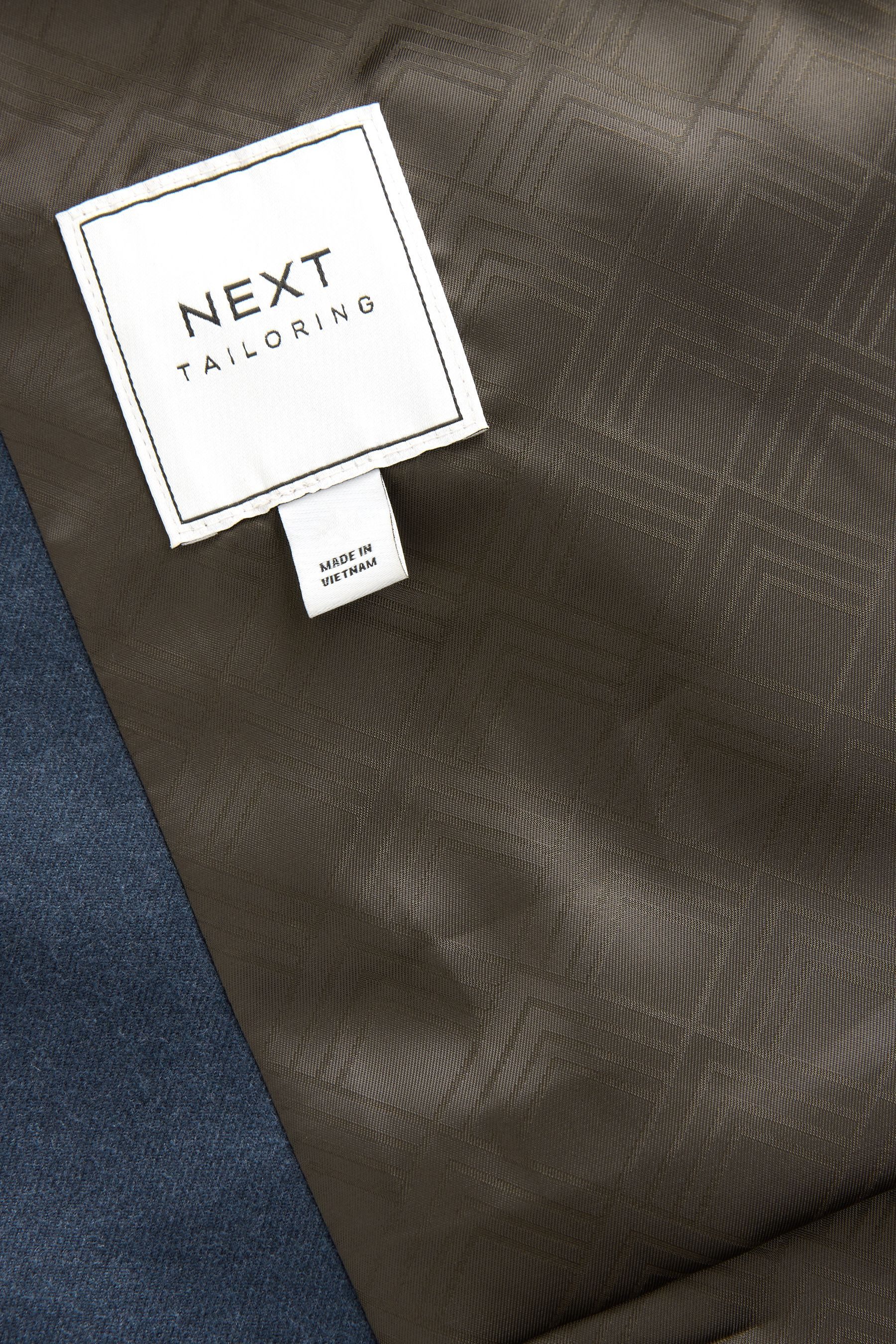 Next Anzugweste Slim Fit Anzugweste mit Flanellstruktur (1-tlg)