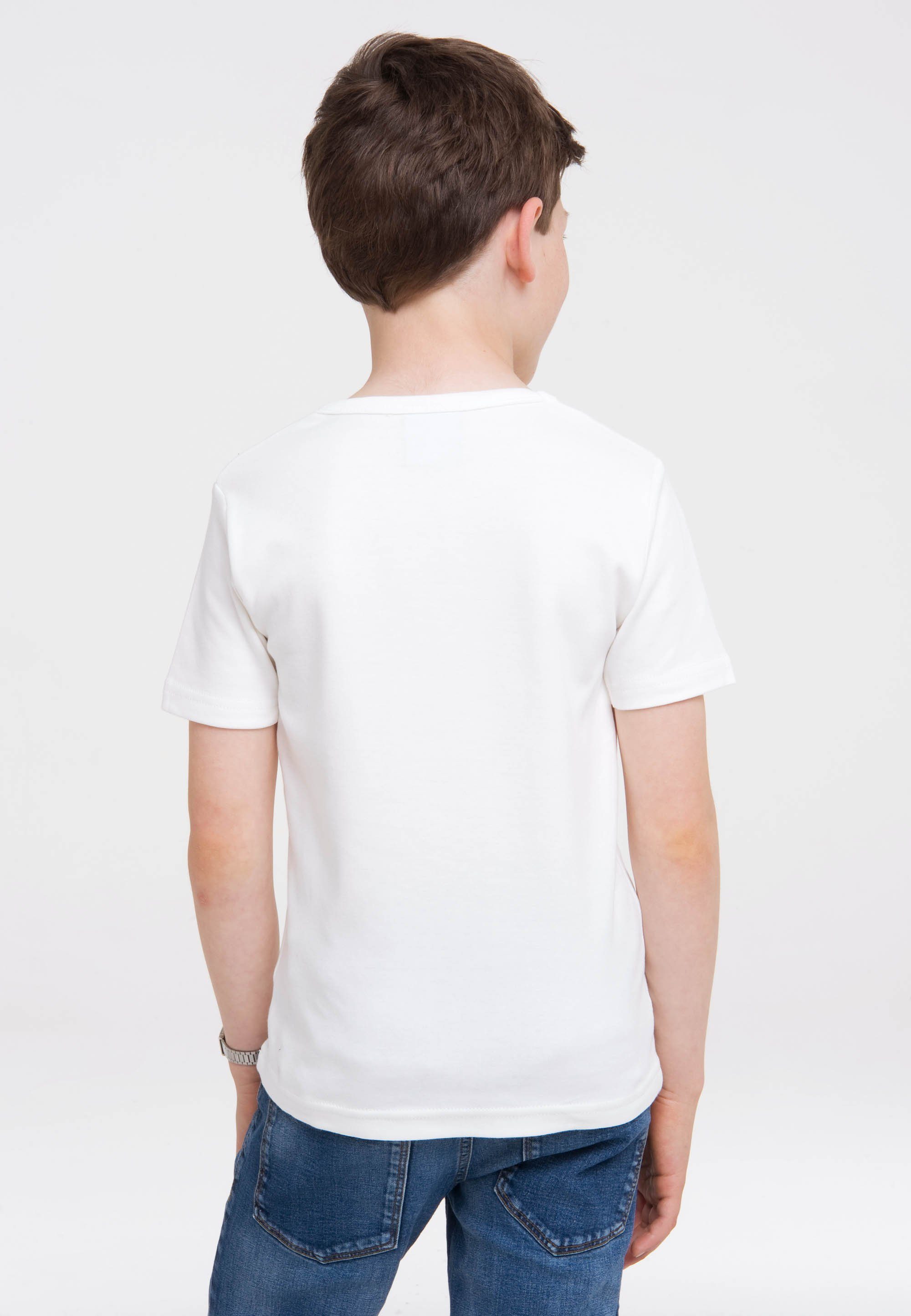LOGOSHIRT T-Shirt Idefix - Faces - Asterix mit tollem Frontdruck