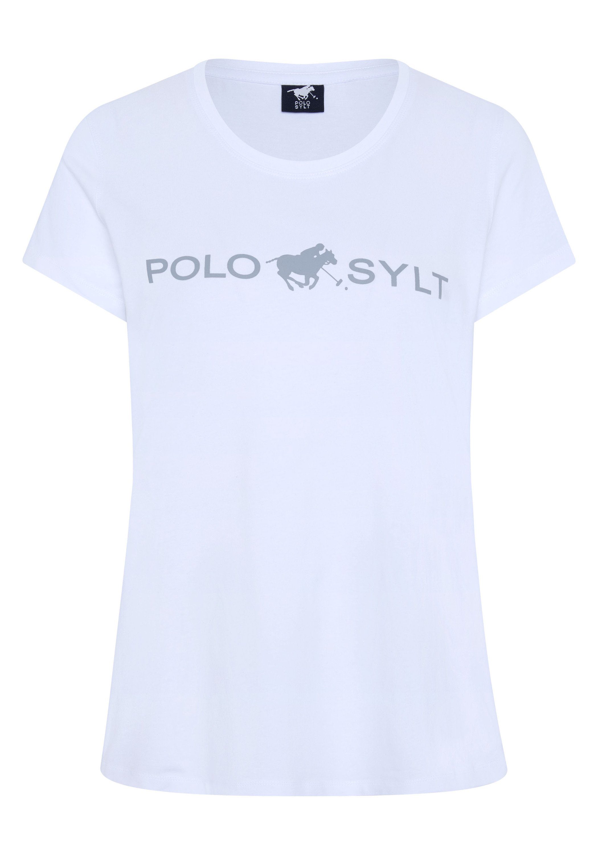 Polo Sylt Print-Shirt mit Labelprint