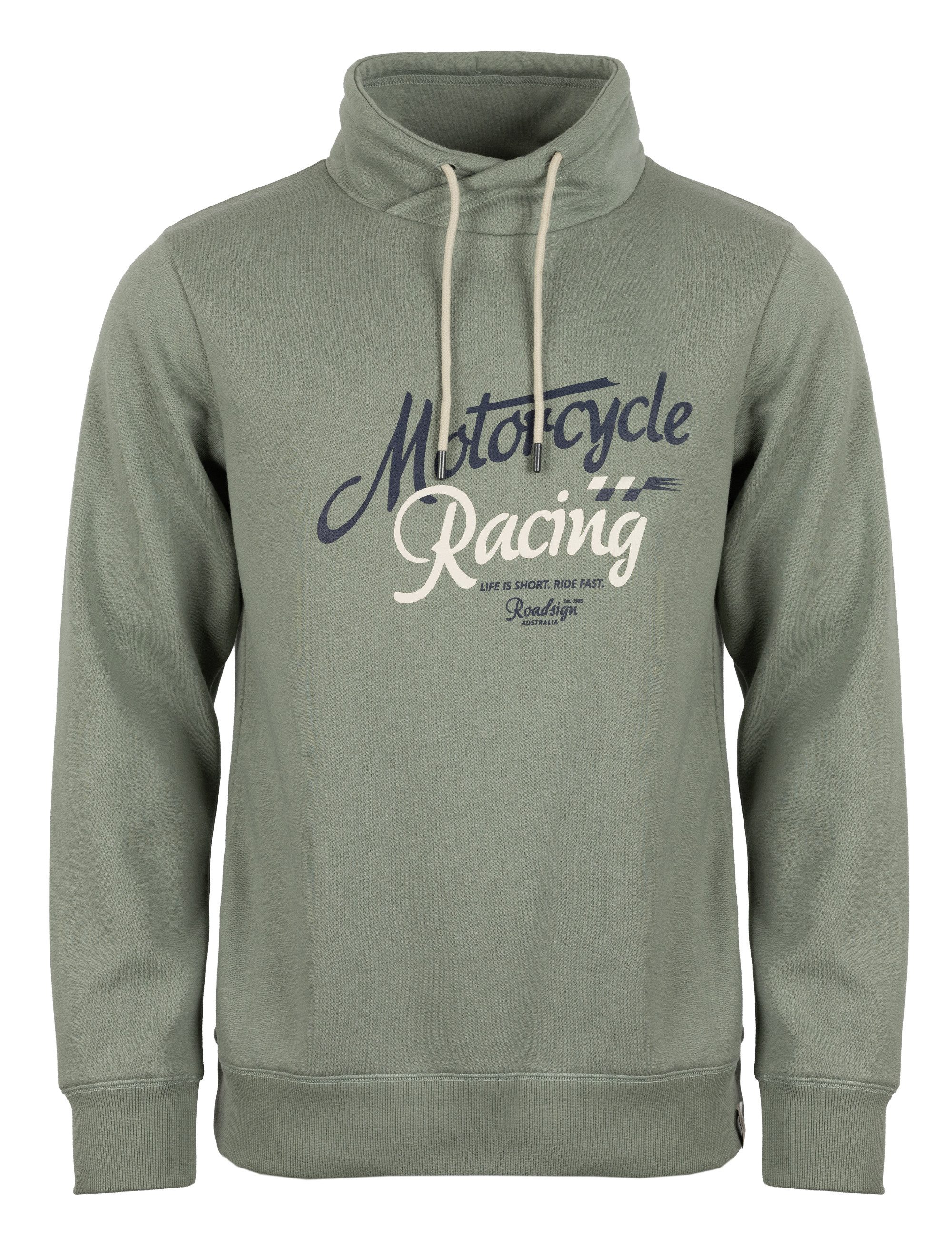 ROADSIGN australia Sweatshirt Racing (1, 1-tlg., 1) Hoody mit Biker-Motiv für deinen Herbst-Looks