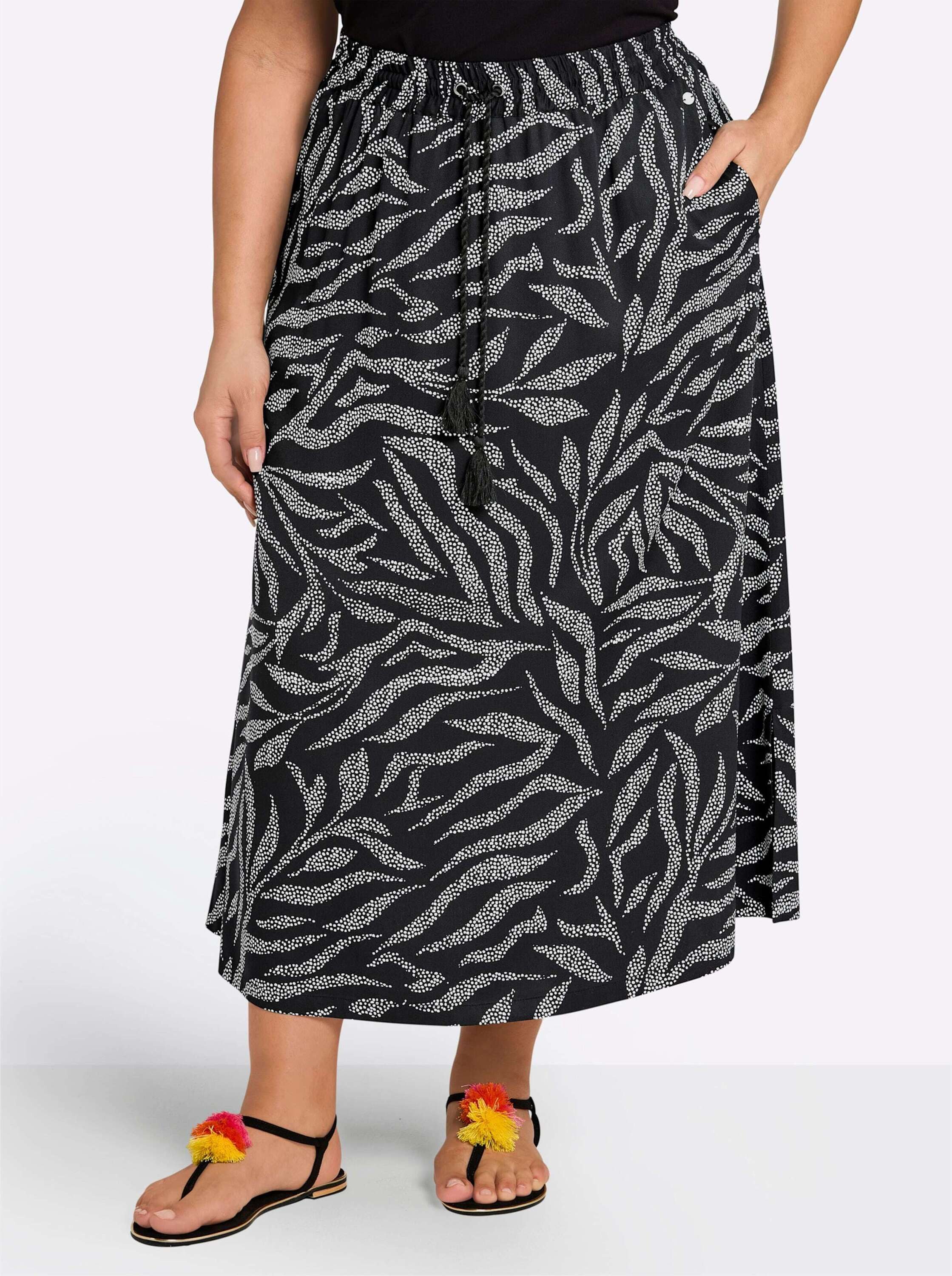 Sheego A-Linien-Rock Webrock