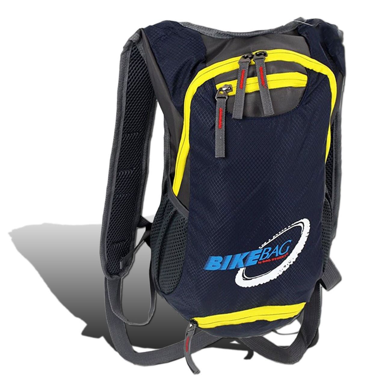 BAG STREET Freizeitrucksack Bag Street Trekking- und Fahrradrucksack, Herren, Jugend Sportrucksack, Freizeitrucksack Nylon, blau, grau 41cm