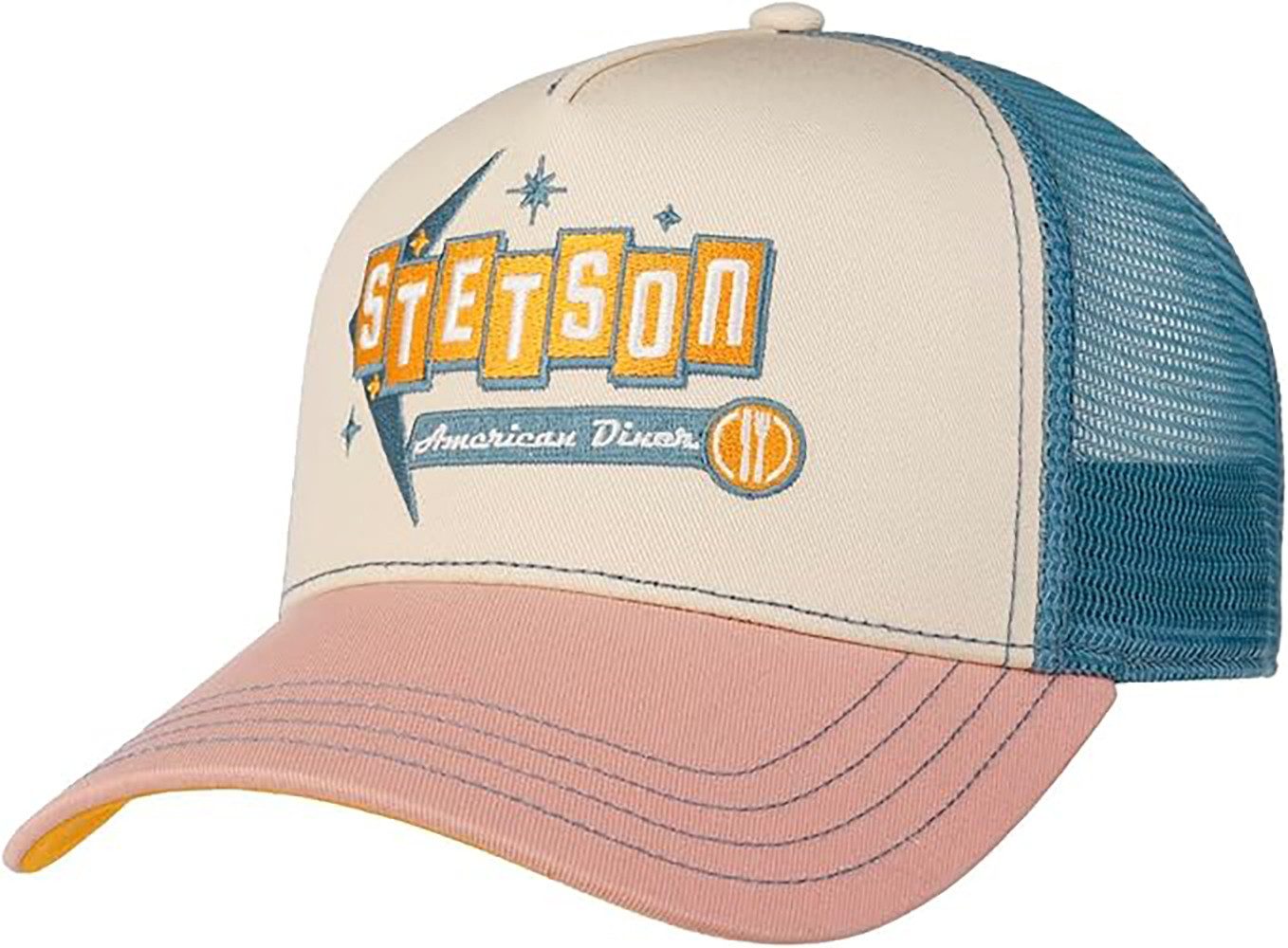Stetson Trucker Cap American Diner Rosa