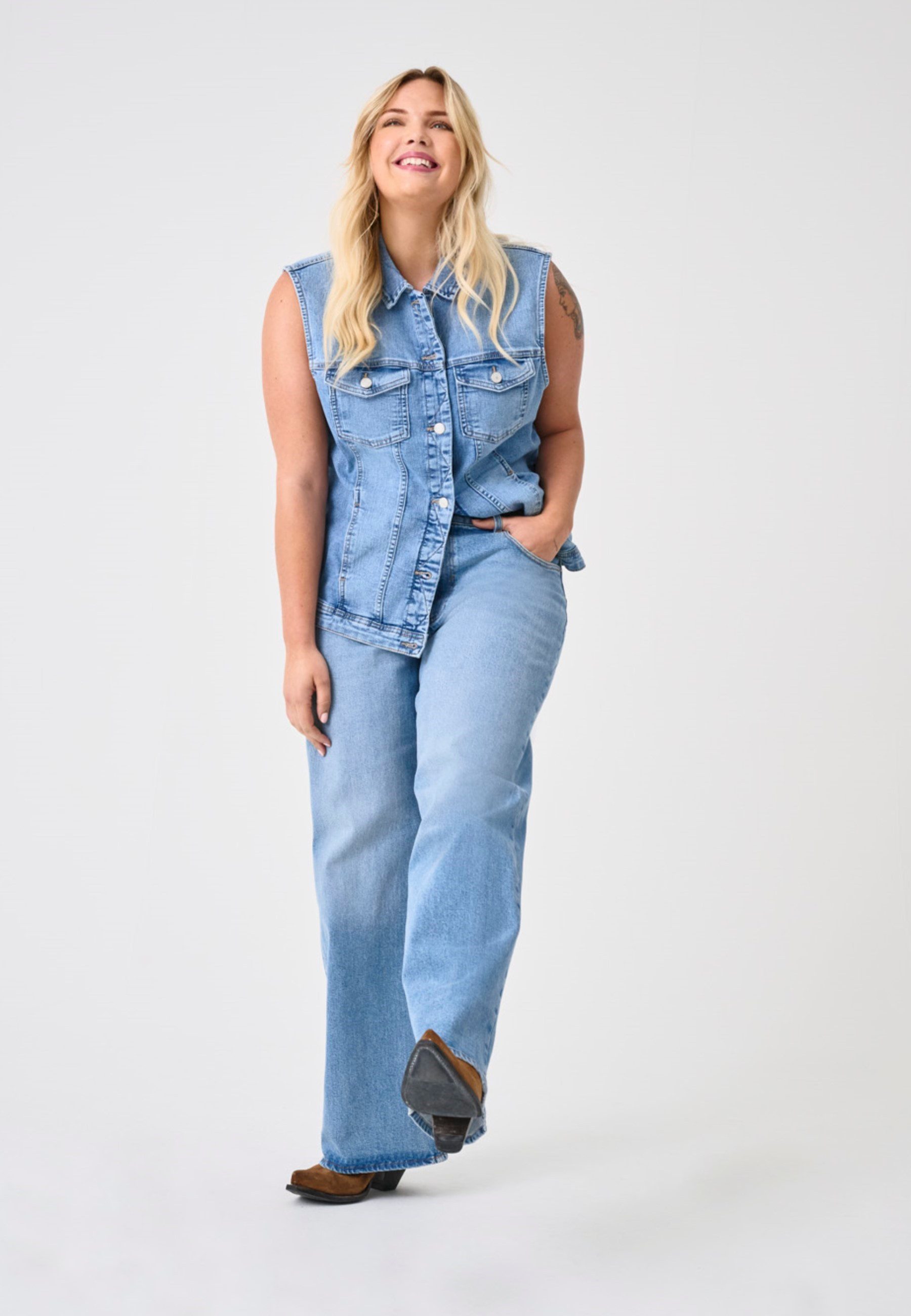 ONLY CARMAKOMA High-waist-Jeans CARJUICY HW WIDE günstig online kaufen