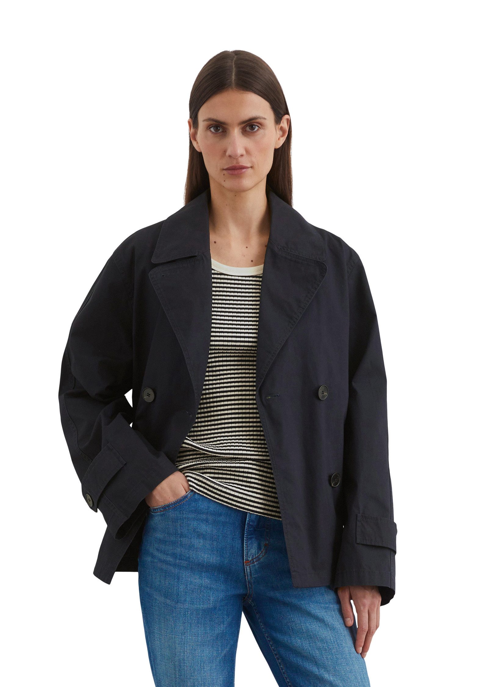 Outdoorjacke aus Organic Cotton-Twill