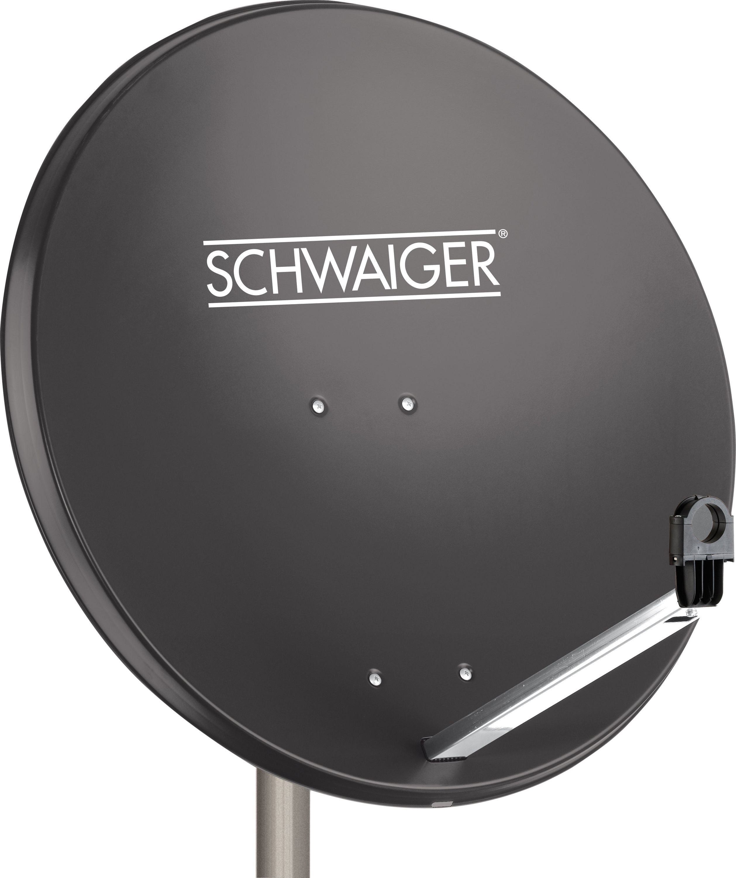 Schwaiger SPI996.1 Sat-Spiegel (75 cm, Stahl, anthrazit)