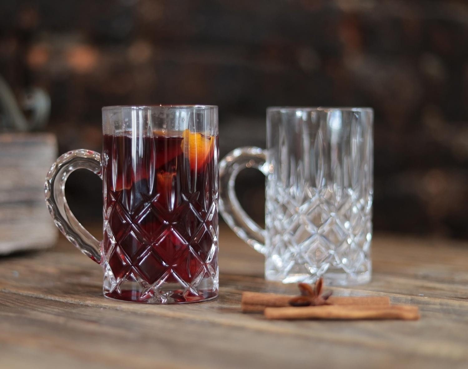 Nachtmann Glas Glühweingläser 4er Set NOBLESSE, 256 ml, Kristallglas, Spülmaschinenfest, Hitzebeständig, Made in Germany