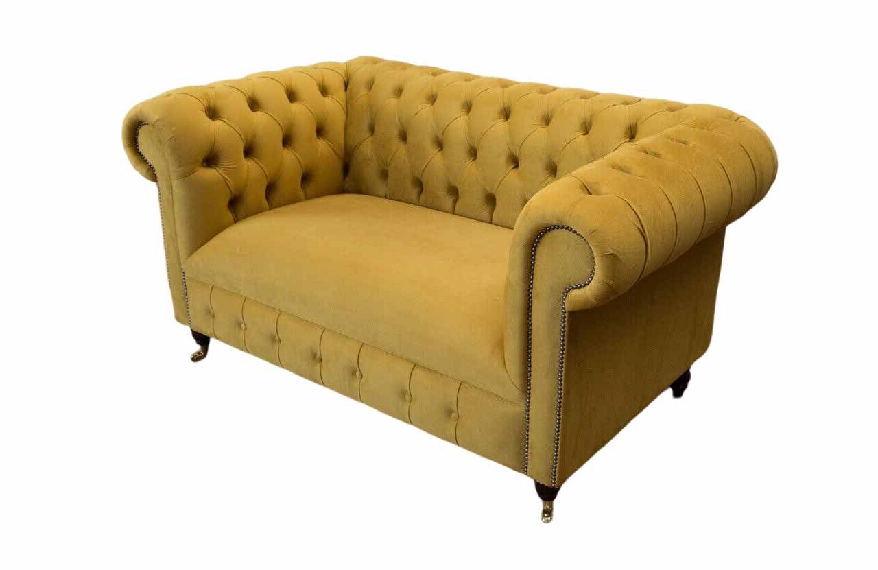 JVmoebel Zweisitzer Design Chesterfield Sofa Klassisch Chesterfield-Sofa, Sofas Wohnzimmer