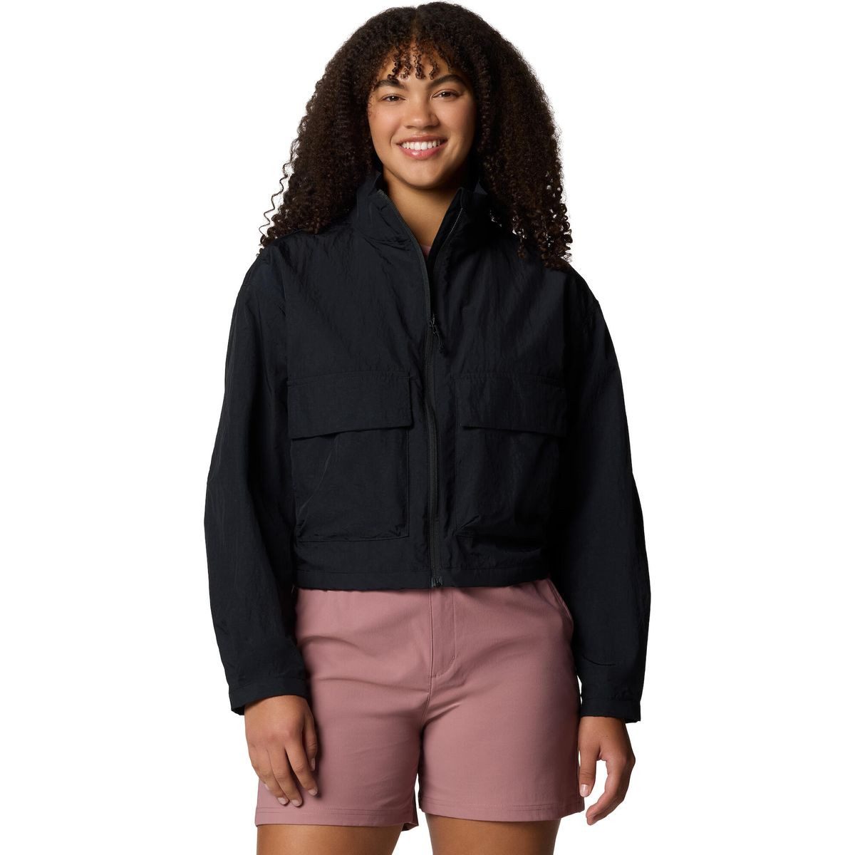 Columbia Windbreaker Paracutie Cropped Cargo Windbreaker