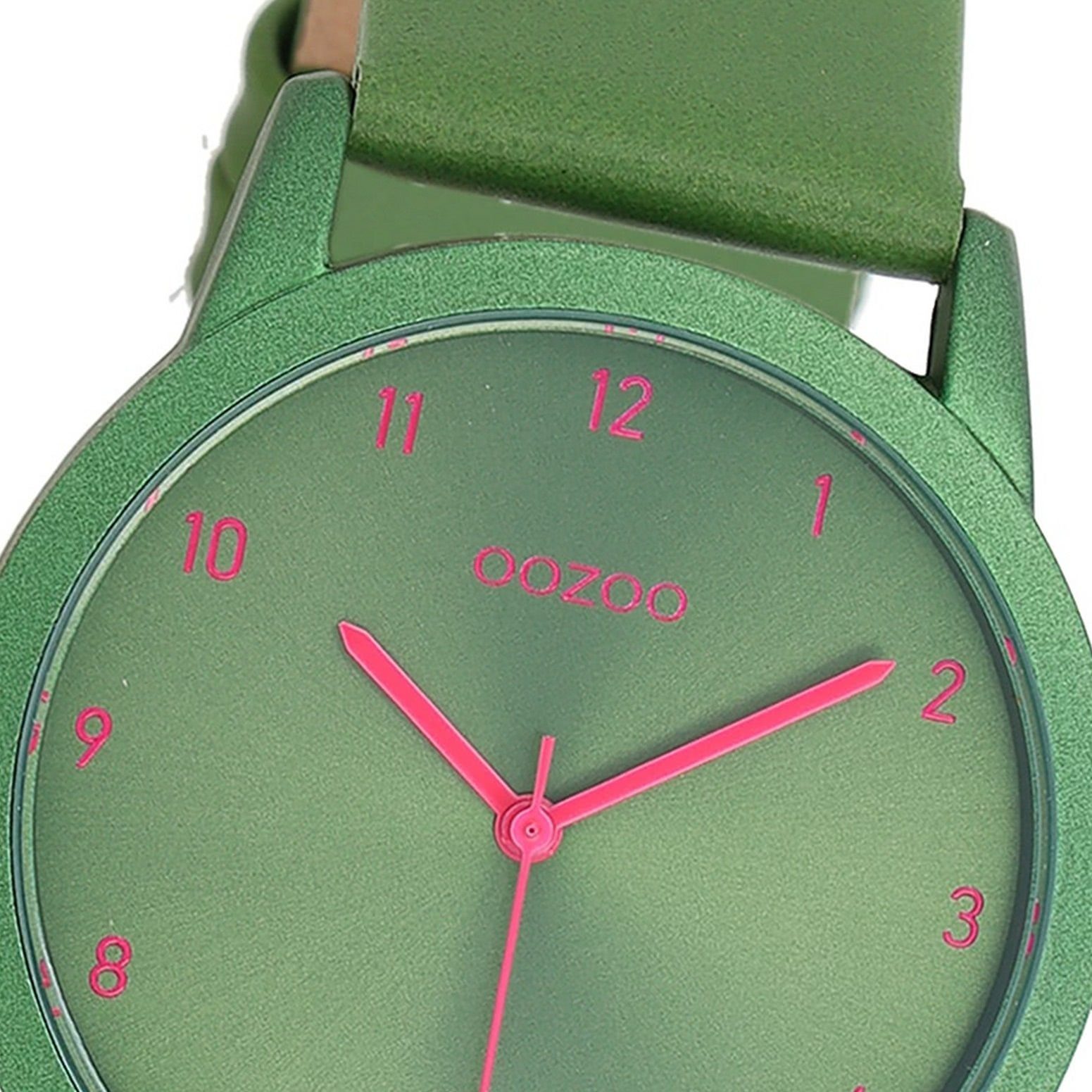 OOZOO Quarzuhr Oozoo Damen Armbanduhr Timepieces Analog, (Analoguhr), Damenuhr rund, mittel (ca. 38mm) Lederarmband, Fashion-Style