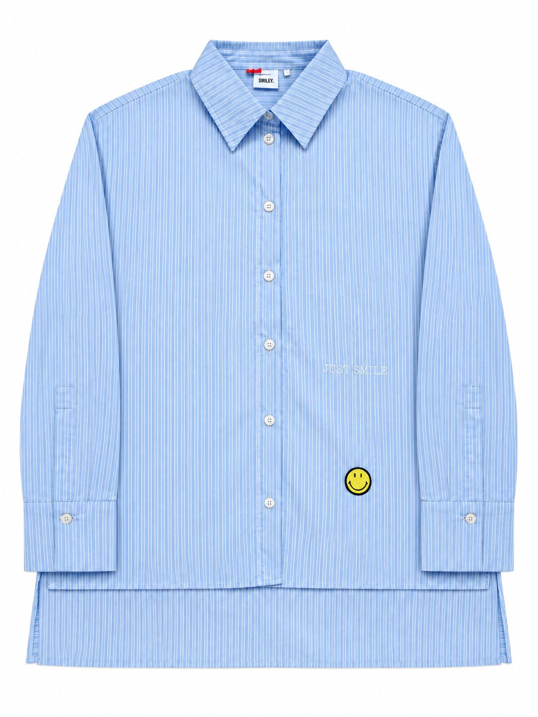 The Shirt Project Langarmbluse Lackprint Blume 51438/5