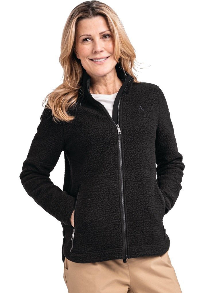 Fleecejacke Atlanta (warm, hoher Feuchtigkeitstransport) schwarz Damen