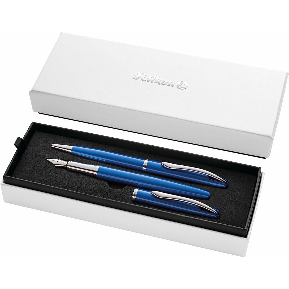 Pelikan Druckkugelschreiber Geschenkset Jazz Noble Elegance saphire Füller + Kugelschreiber