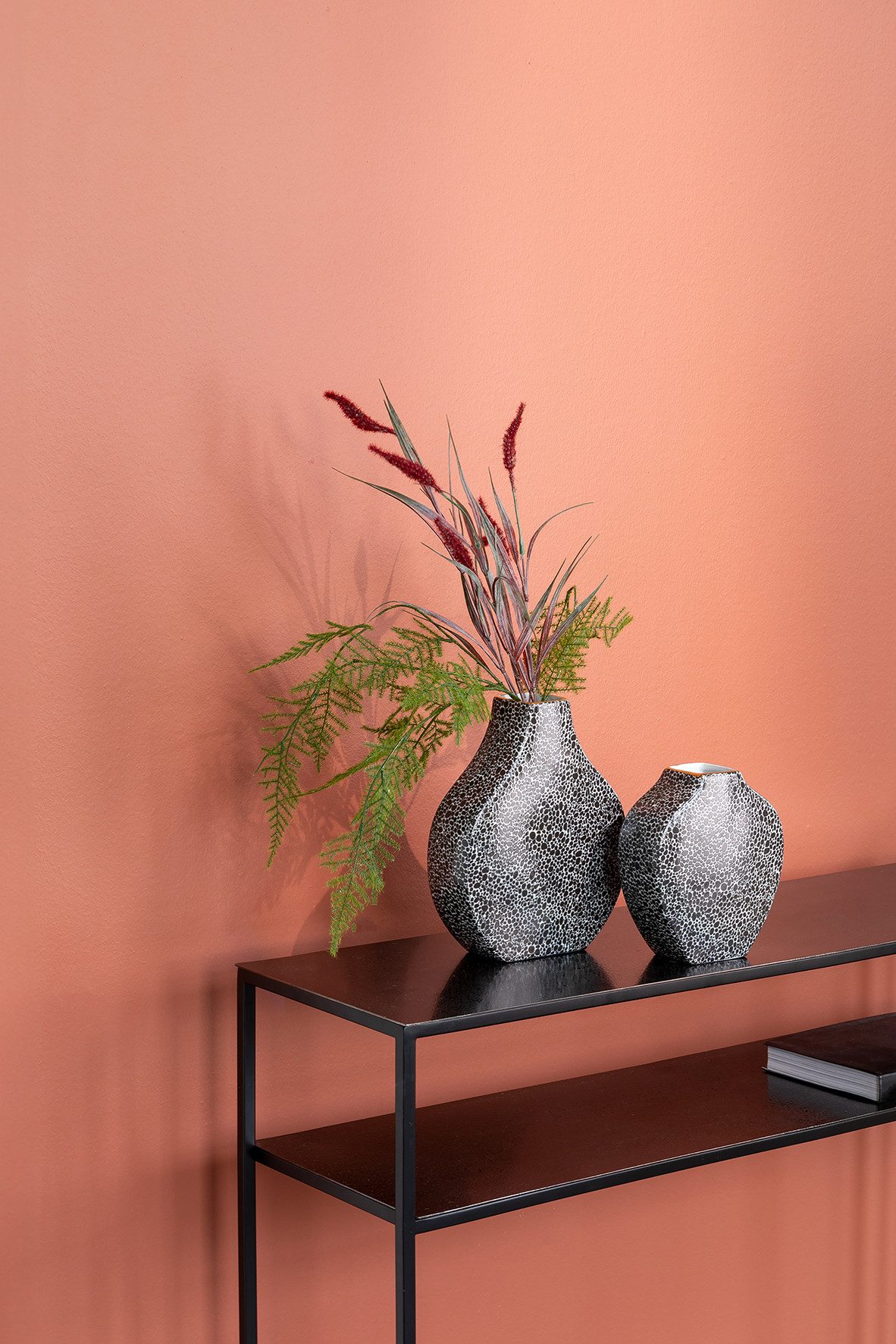 Fink Tischvase MINTA, Höhe ca. 17,5 cm, Dekovase aus Porzellan, mit goldfar günstig online kaufen