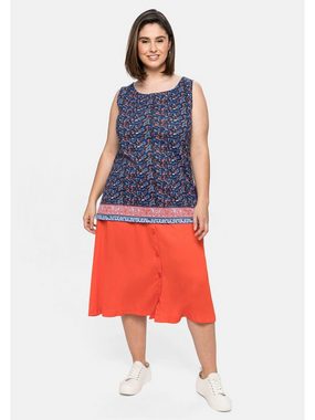 Sheego Tanktop Große Größen mit Paisley-Alloverdruck