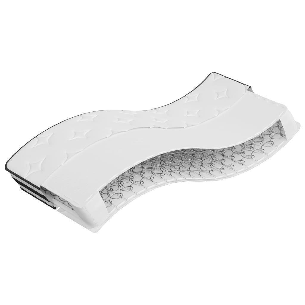 Boxspringmatratze Matratze Bonnell-Federkern Mittel 90x200 cm, vidaXL, 21 cm hoch