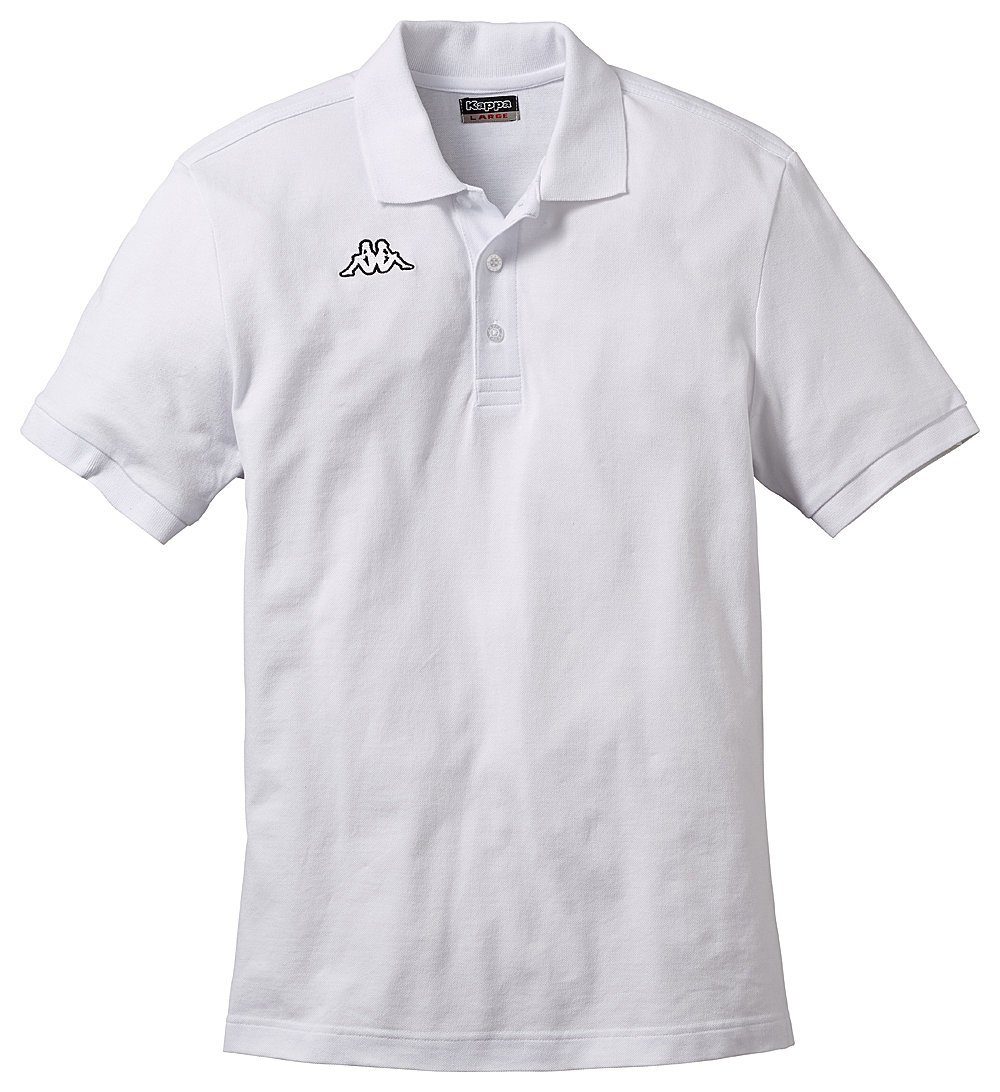 Kappa Poloshirt luftig-leichtes Gewebe aus reiner Naturfaser günstig online kaufen