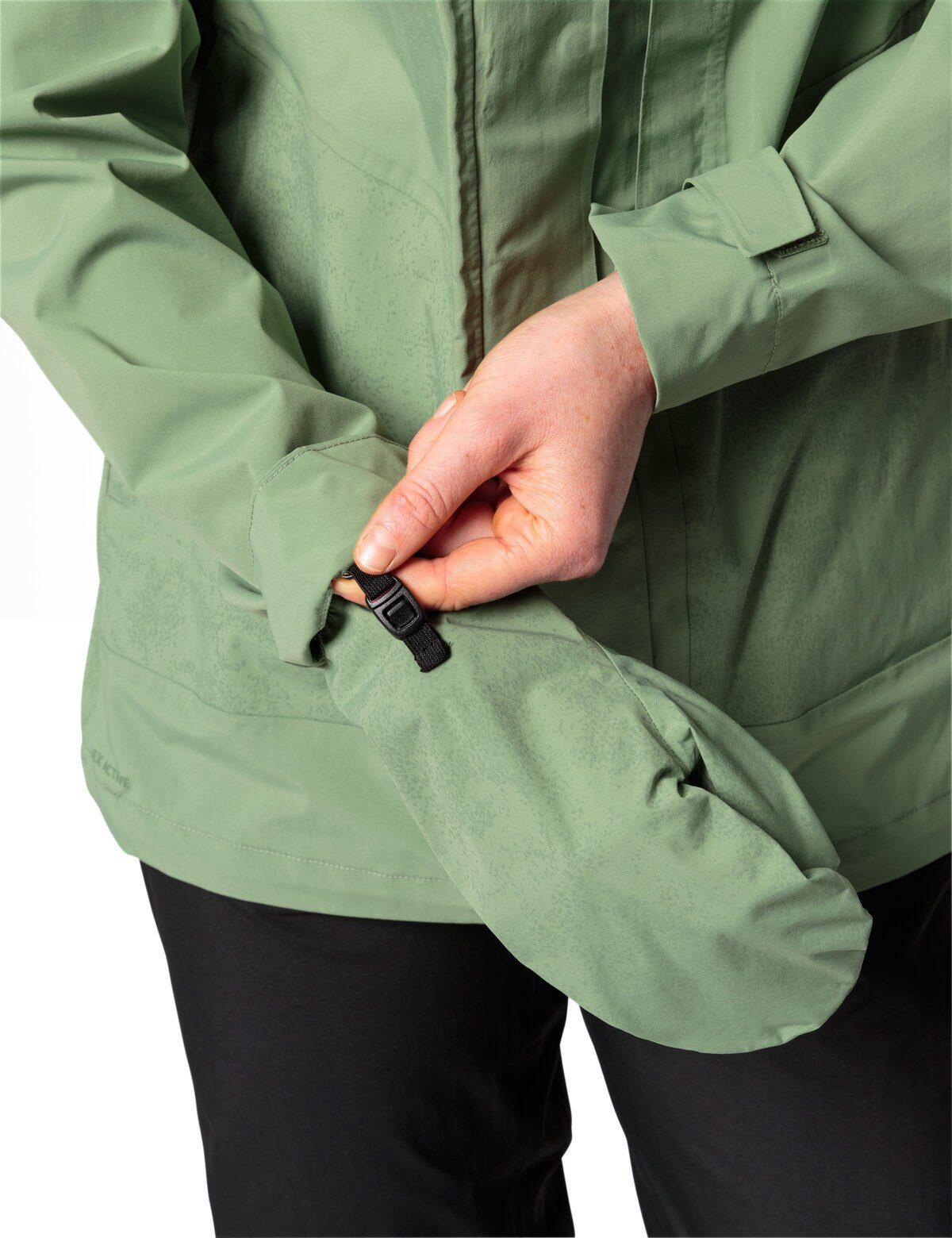 Comyou (1-St) Outdoorjacke Klimaneutral willow Rain kompensiert Jacket Women's green VAUDE
