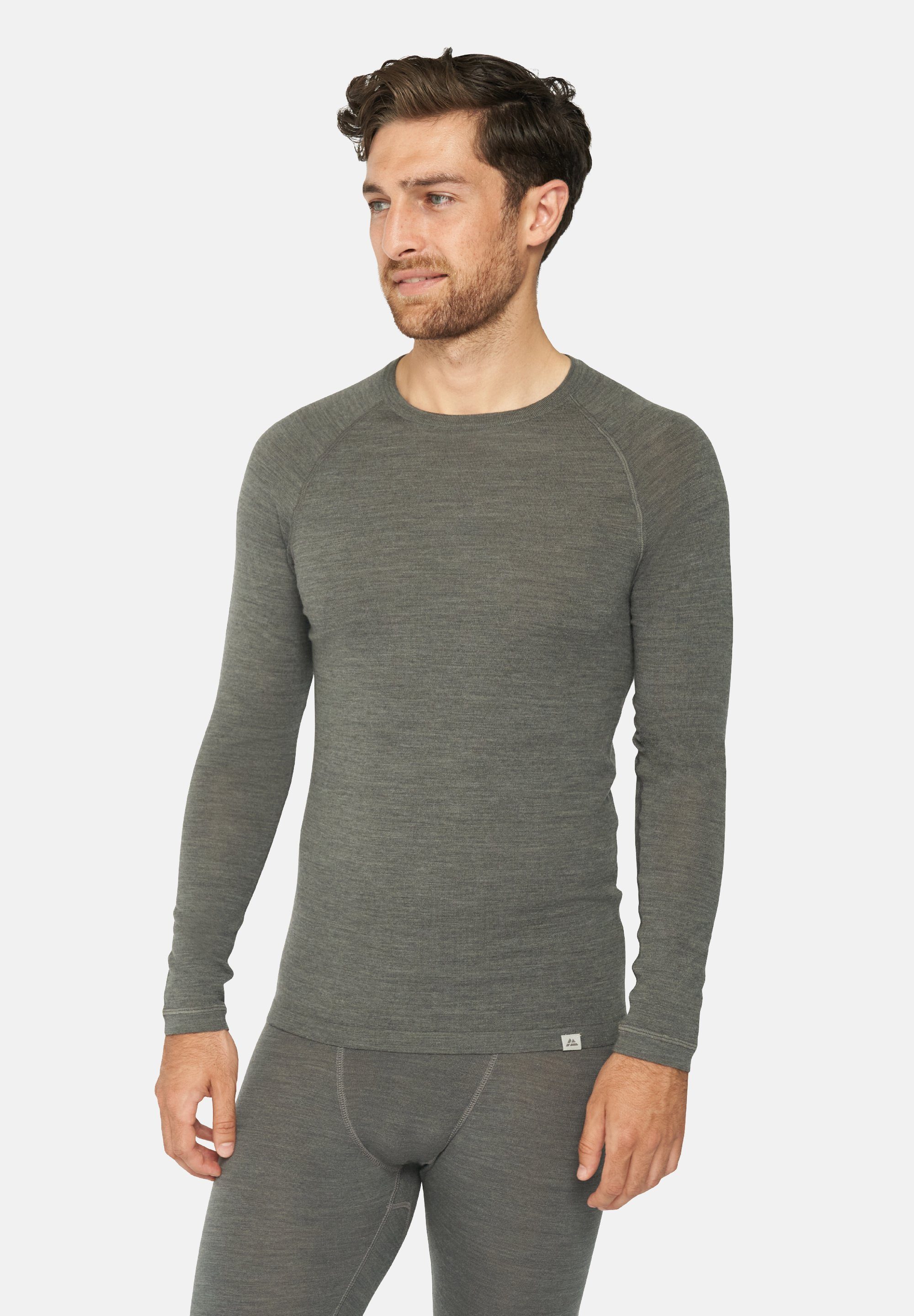 neuester Stil DANISH ENDURANCE Thermounterhemd Herren Merino Funktionsshirt Temperaturregulierend dark grey