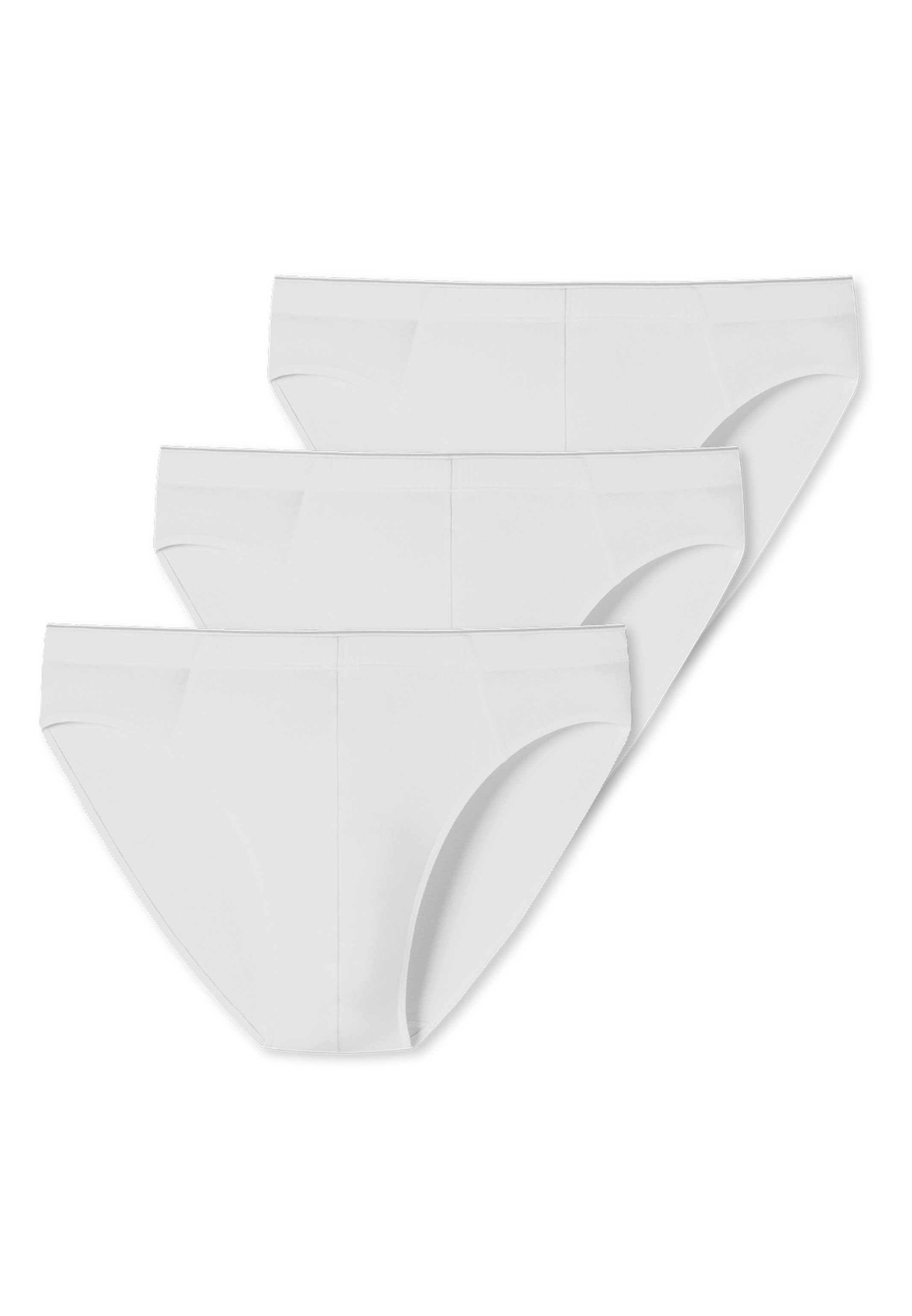 Schiesser Slip 3er Pack 95/5 Originals - Organic Cotton (Spar-Set, 3-St) Mini Slip / Unterhose - Baumwolle - Ohne Eingriff - Weiß