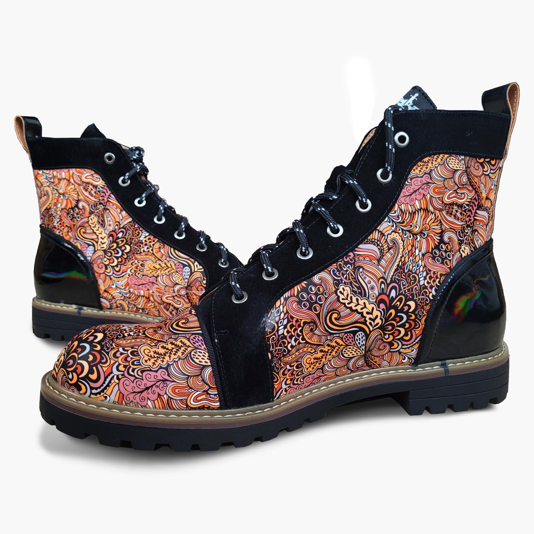 GOLDEN GOLDEN Winterstiefel Herren Schnürung Lässige Herrenstiefel Winterstiefel