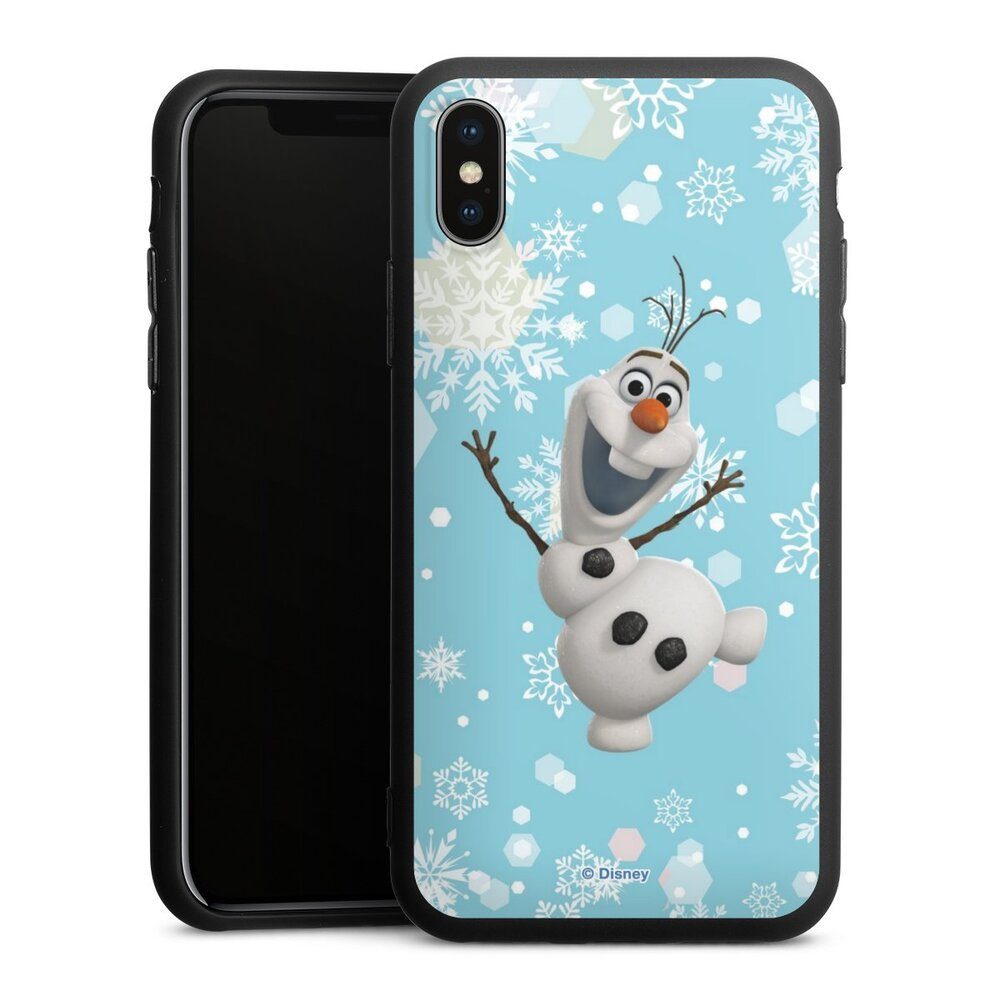 DeinDesign Handyhülle Frozen Olaf Disney Offizielles Lizenzprodukt Frozen Olaf, Apple iPhone X Silikon Hülle Premium Case Handy Schutzhülle