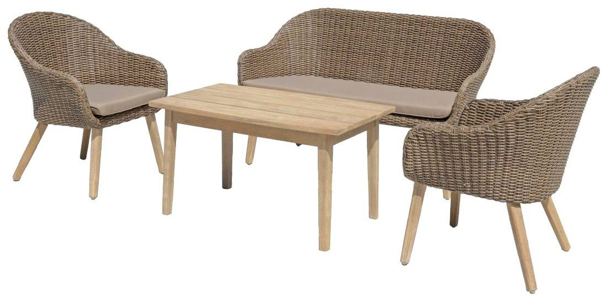 Gartentrends Gartentisch Pueblo, in holzfarben