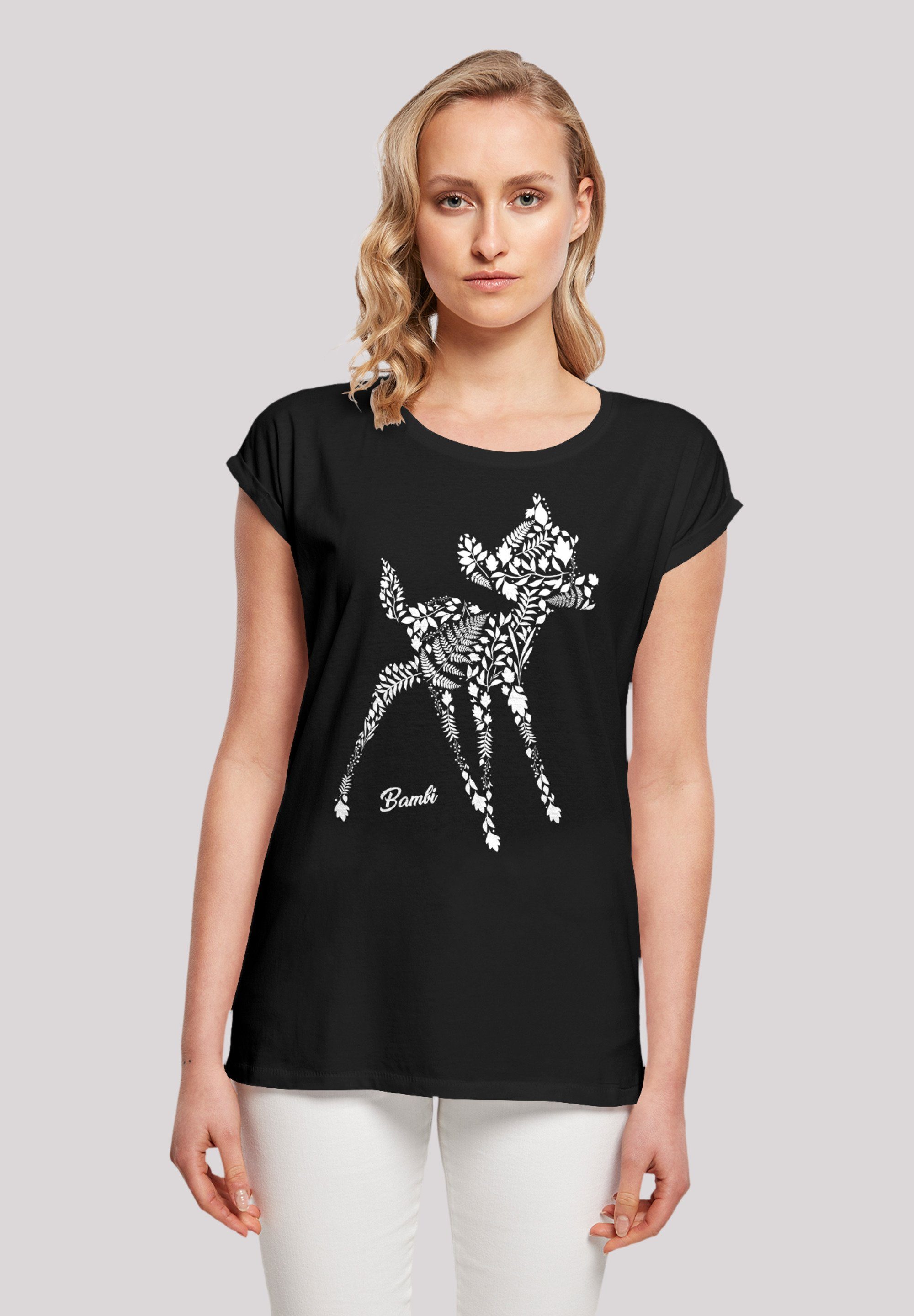 Premium T-Shirt Disney lizenziertes Qualität, Bambi T-Shirt Botanica F4NT4STIC Offiziell Disney