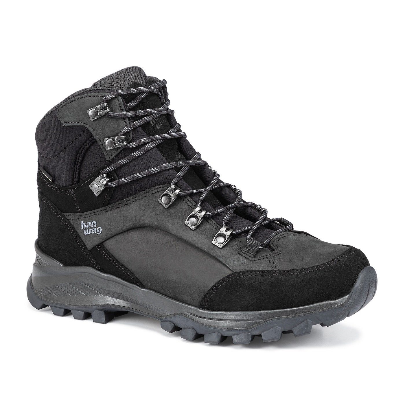 Banks GTX (Nubukleder, wasserdicht) schwarz/asphaltgrau Herren Wanderschuh