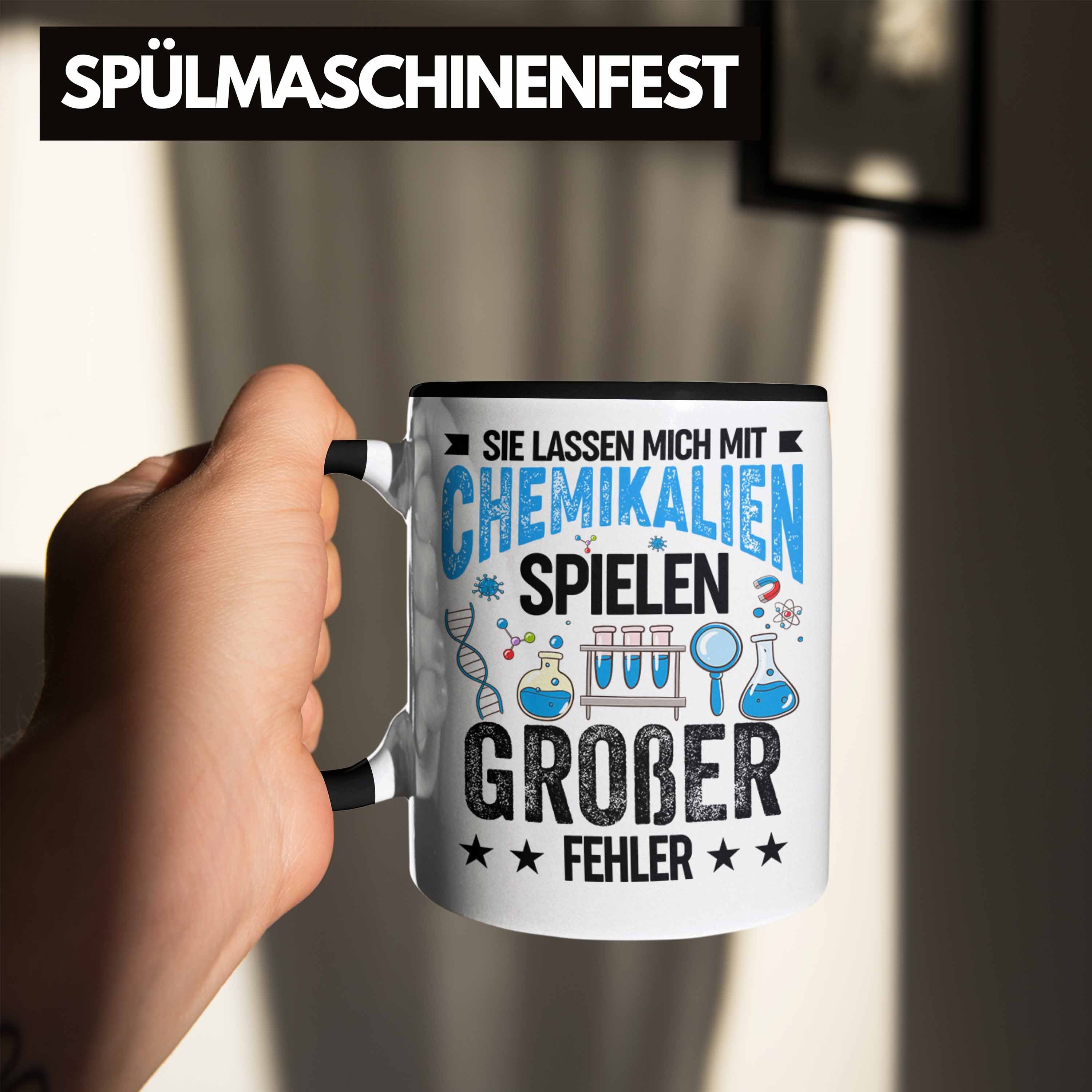 Spielen Mich Mich Student - für Chemiker Tasse Lassen Tasse Chemie-Lehrer Trendation Sie Schwarz Trendation Chemikalien Geschenk