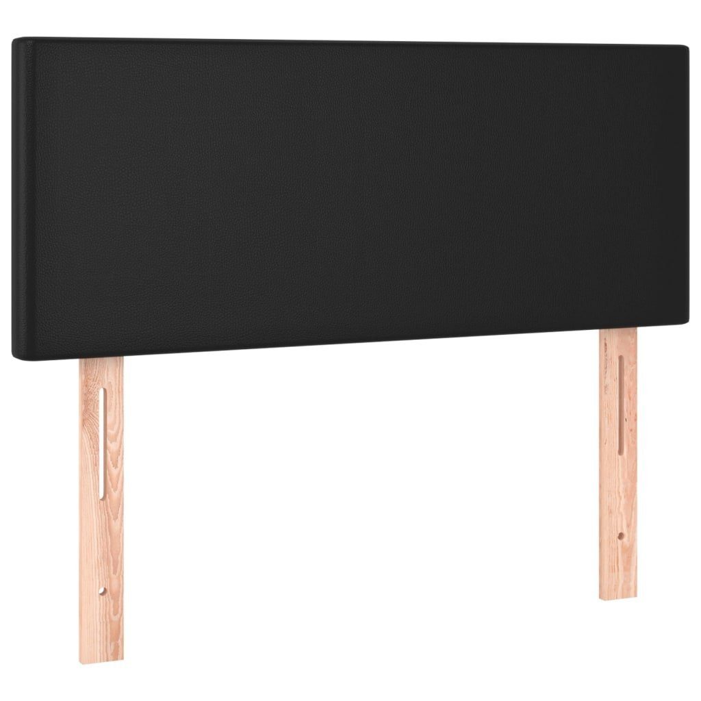 vidaXL Bett Kopfteil Schwarz 80x5x78/88 cm Kunstleder (1-tlg)