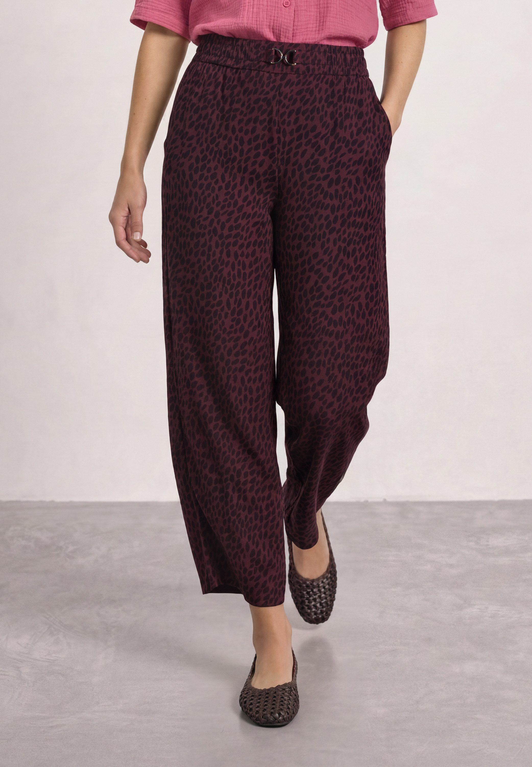 STREET ONE Stoffhose Middle Waist
