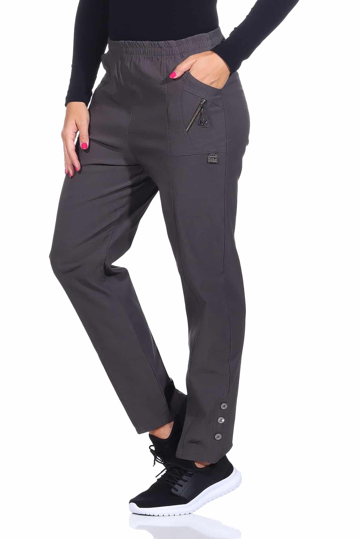 Cherry Berry Thermohose Schlupfhose für Damen Übergangshose mit leichtem Thermofleece auch große Größen erhältlich, Innenfleece