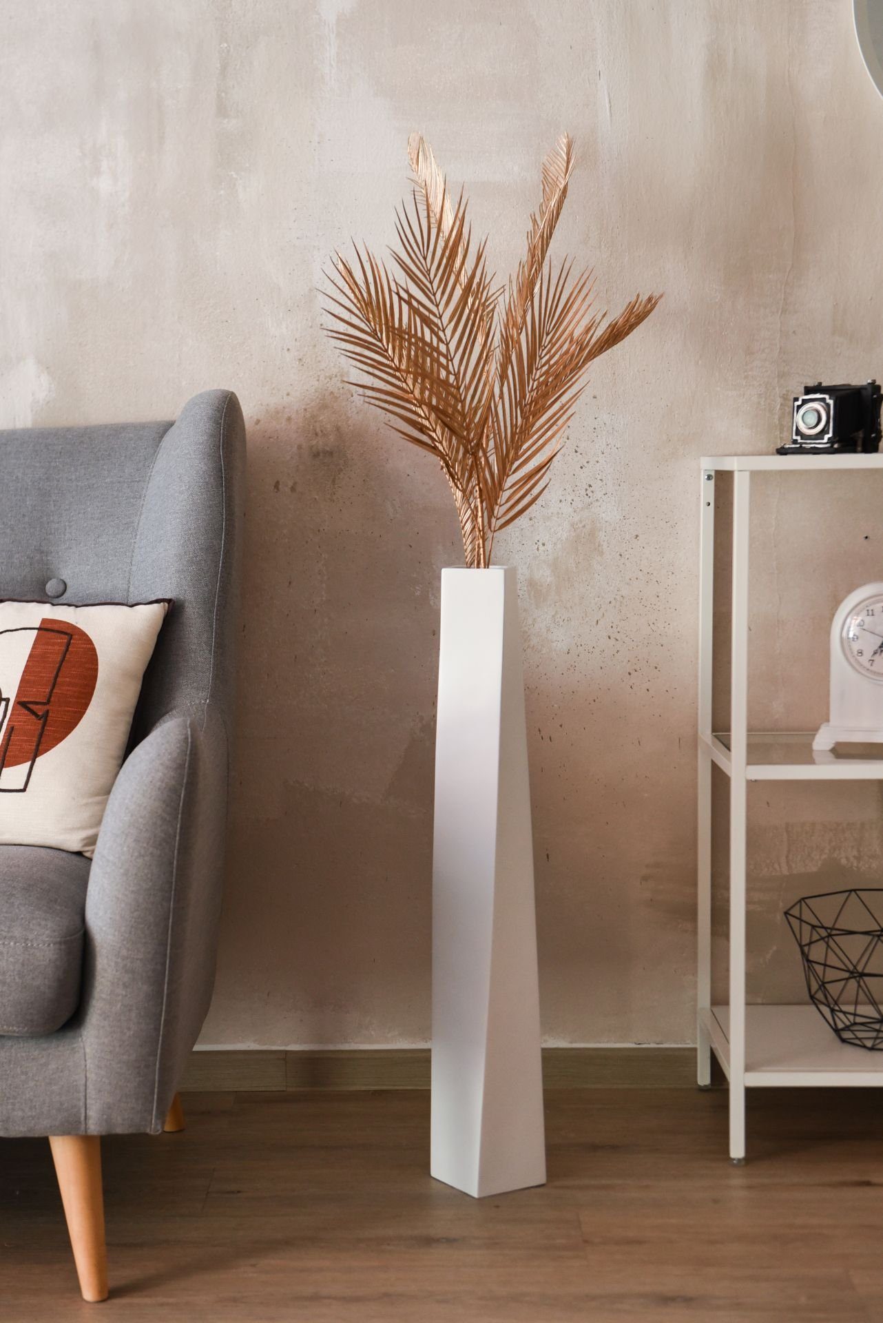 VIVANNO Bodenwindlicht Fiberglas HYDRON - Weiß günstig online kaufen