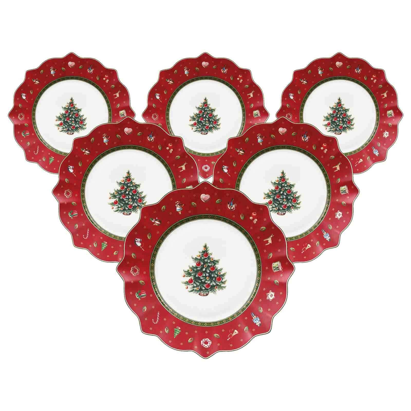 Villeroy & Boch Frühstücksteller Toy's Deligth Frühstücksteller ø 24,5 cm 6er Set, (6 St)