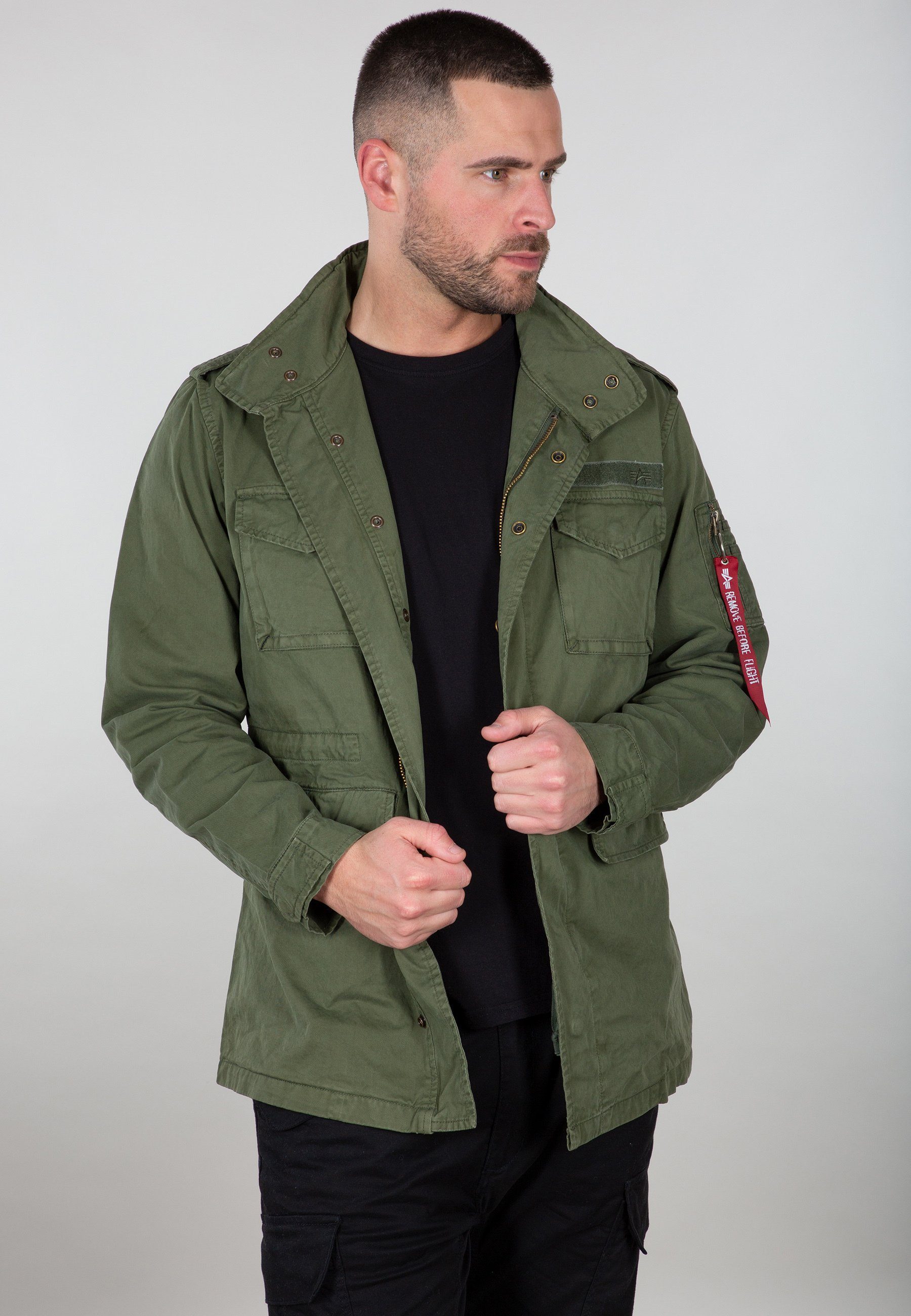 Alpha - Men Jackets Alpha Fieldjacket Huntington olive Field dark Industries Industries