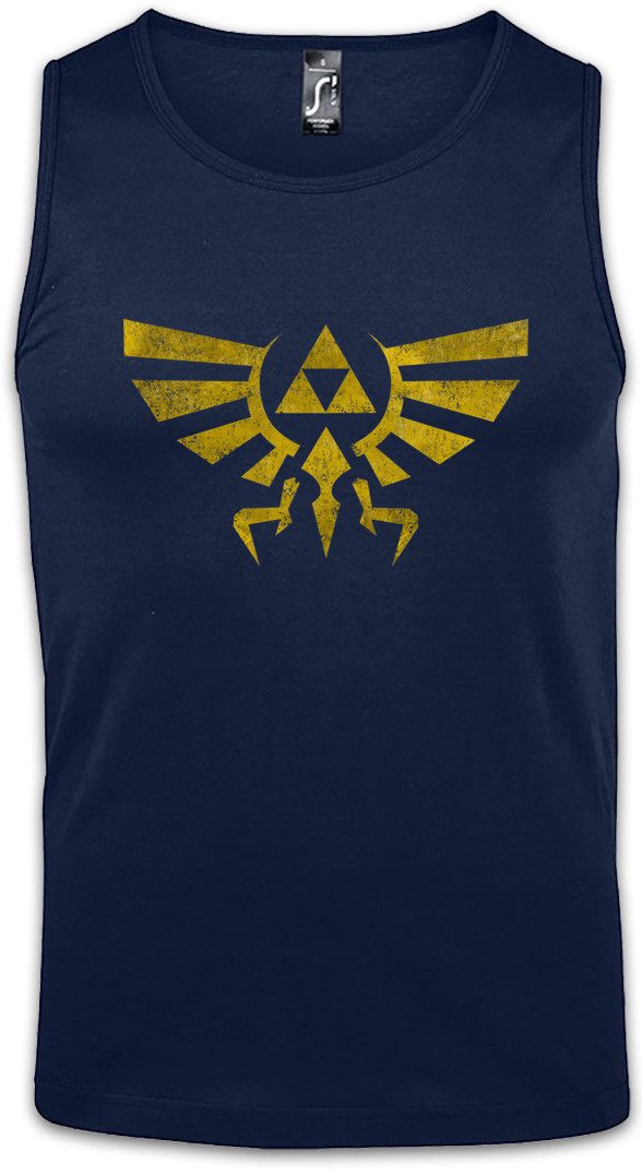 Urban Backwoods Tanktop Triforce Vintage Logo Ärmelloses T-Shirt Shirt Legend Link Symbol Game Sign Insignia Symbol