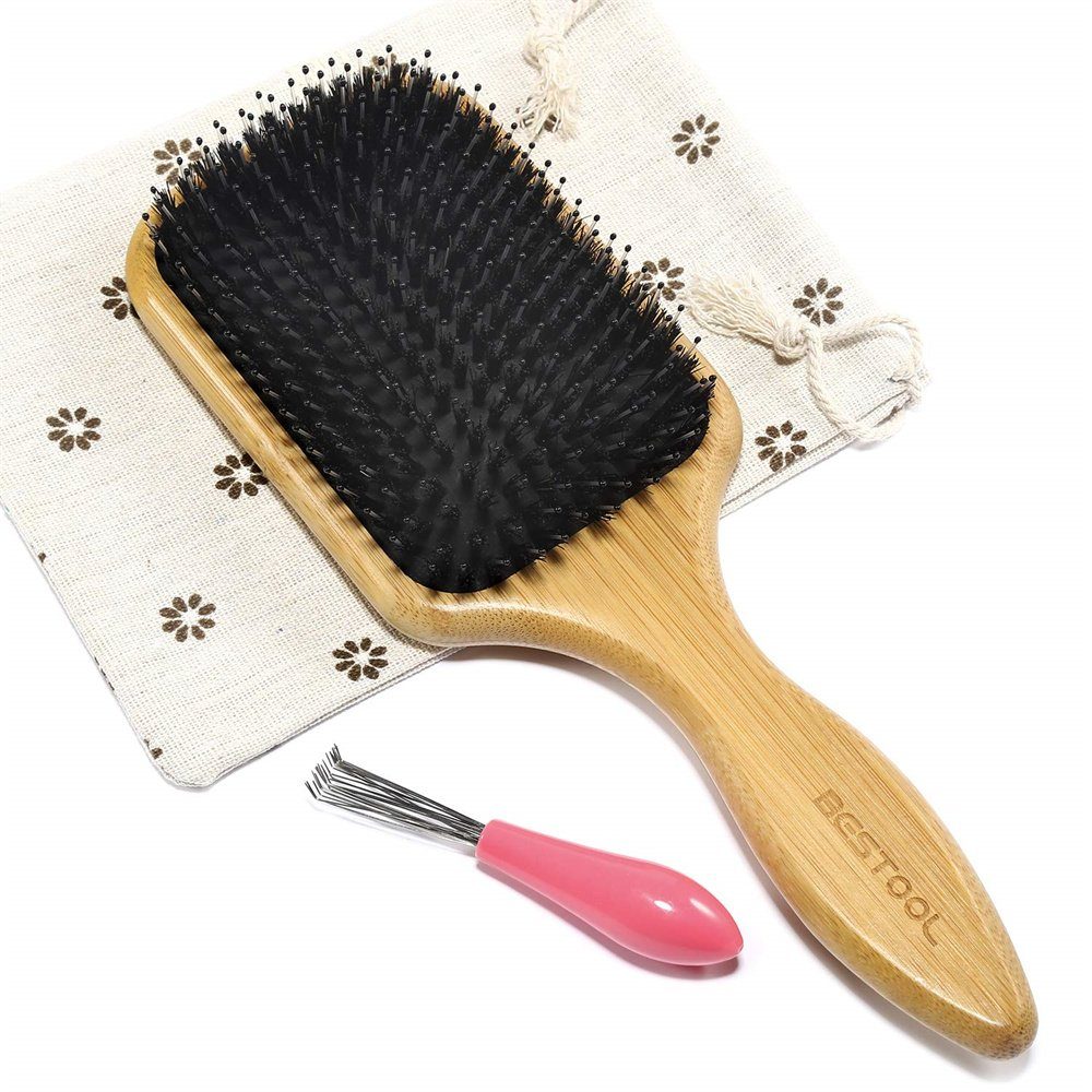 L.Ru UG Haarbürste Haarbürste, 1-tlg., Bürste zur Haarentwirrung und Detangling, Verbesserung der Haartextur