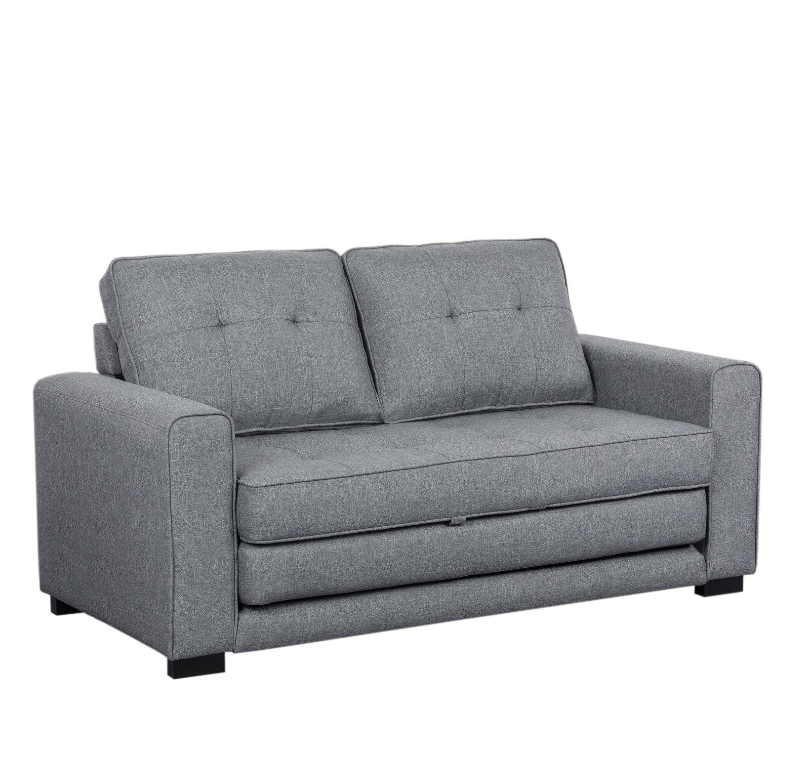 HTI-Living 2-Sitzer Zweisitzer mit Schlaffunktion Hellgrau Azaria, Stück 1 günstig online kaufen
