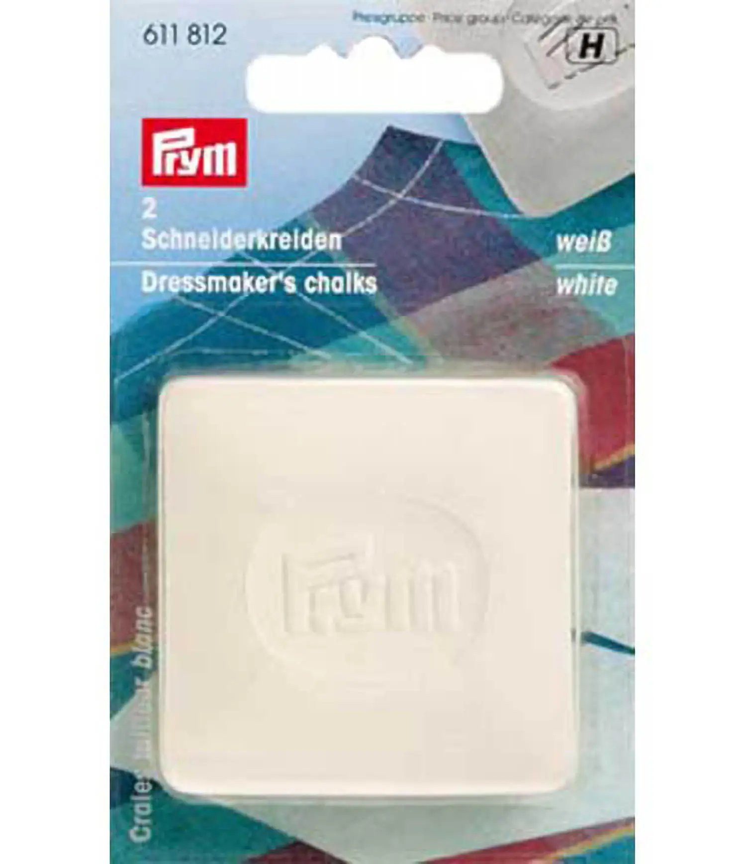 Stofferia Stoff Schneiderkreide-Platten weiß, Meterware