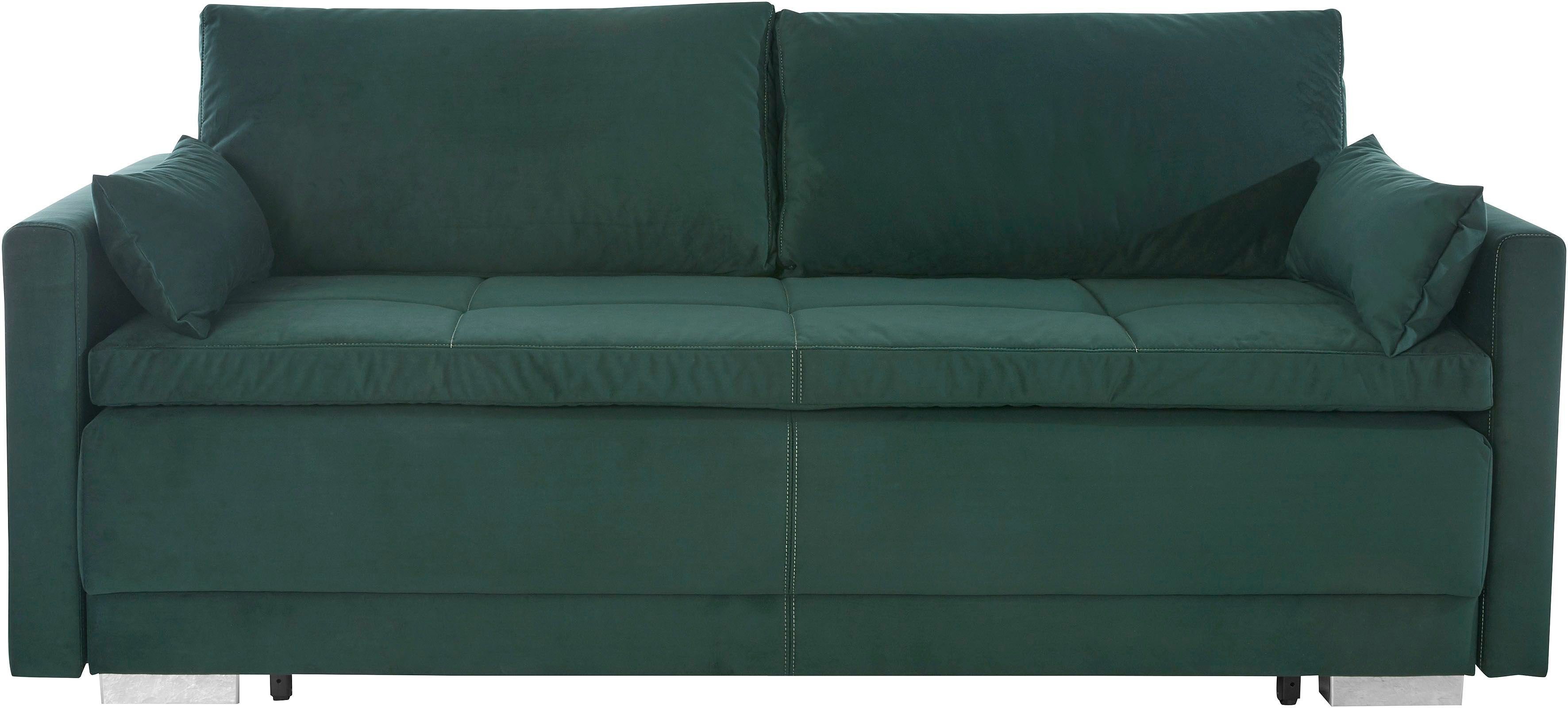 INOSIGN Schlafsofa Berlin, mit Boxspringaufbau, Bettfunktion günstig online kaufen