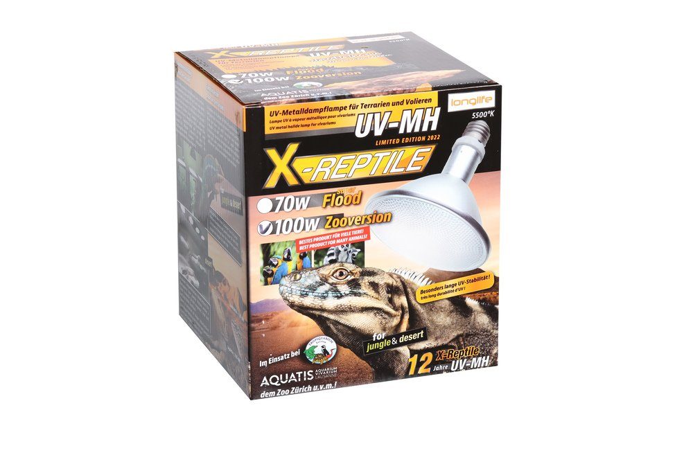 Terrarium X-Reptile HID-Lampe (UV-Lampe) 100 Watt (ZOO-Version)