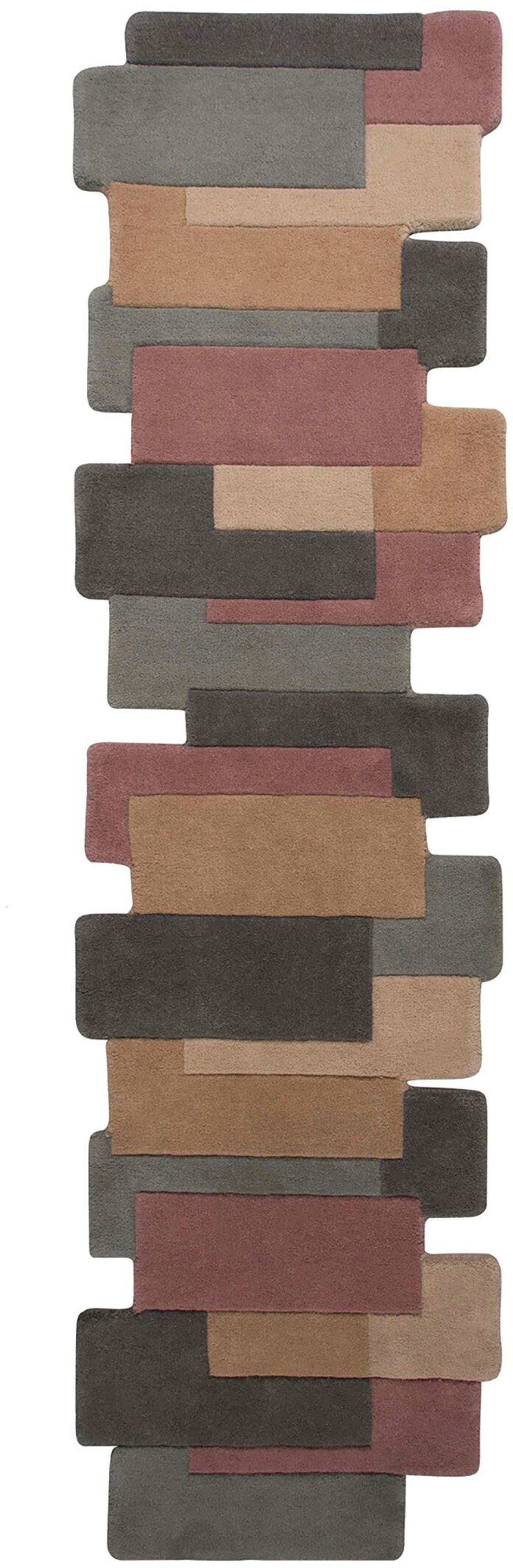 FLAIR RUGS Läufer Abstract Collage, rechteckig, günstig online kaufen
