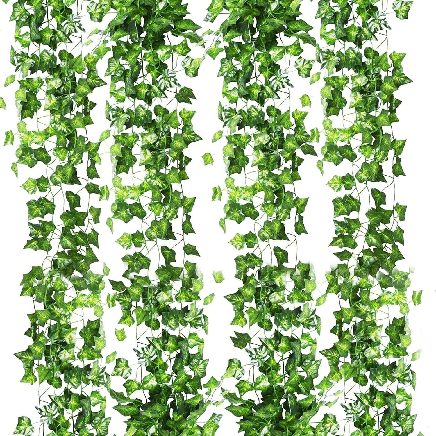 Kunstranke Efeu Künstlich, Efeu Girlande Hängend Ivy Leaves 220 cm
